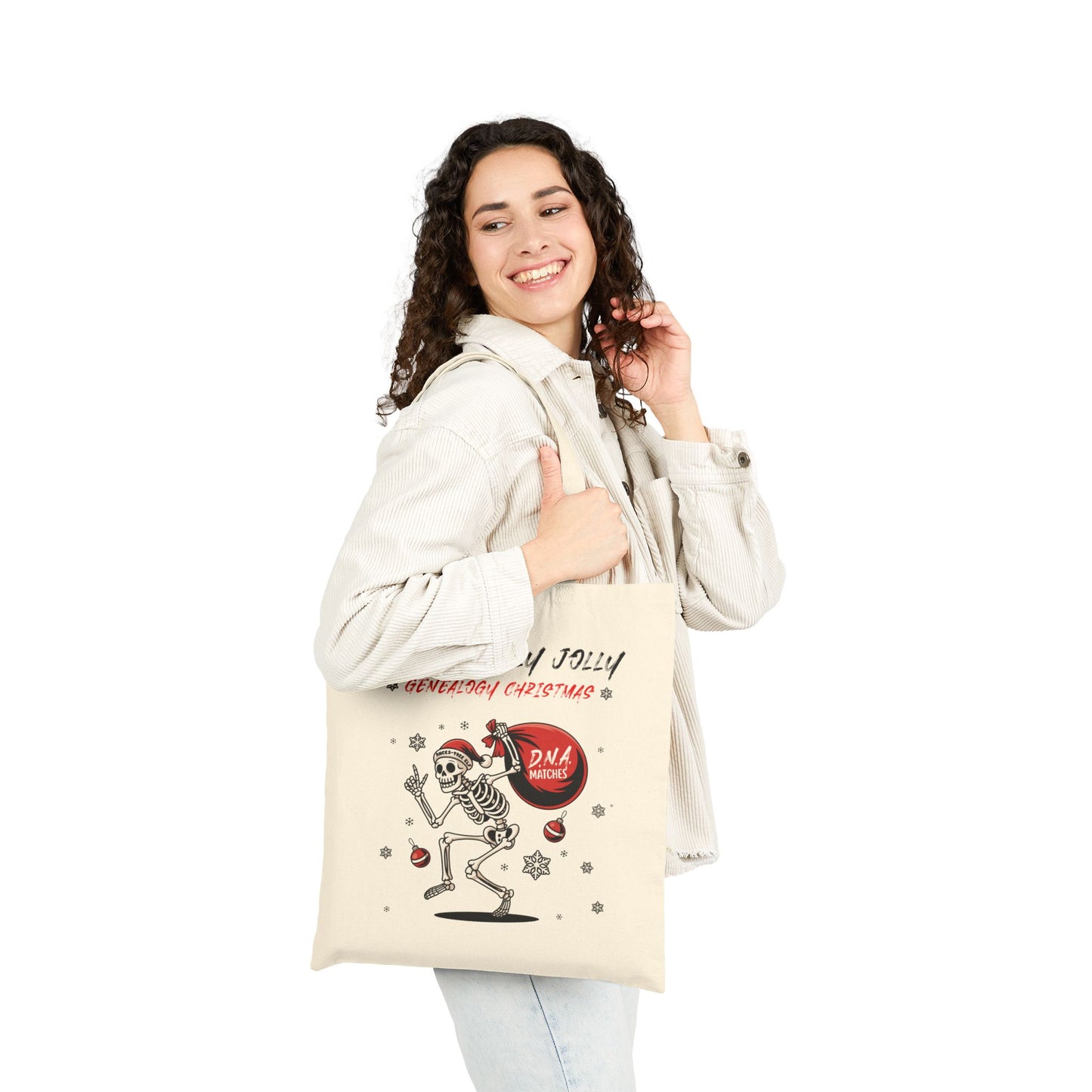 Have a Holly Jolly Genealogy Christmas Tote Bag