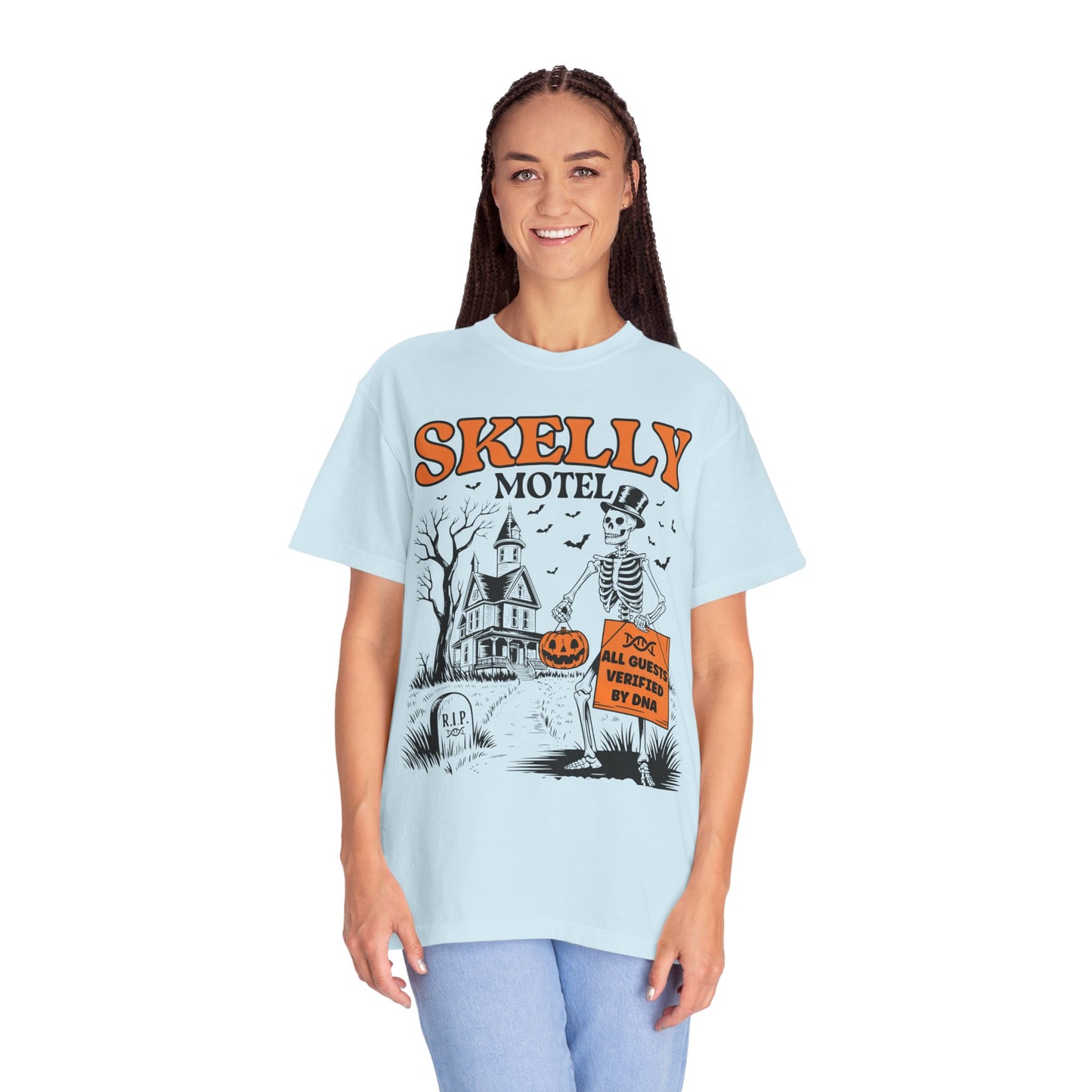 Funny Skeleton Motel DNA T-Shirt