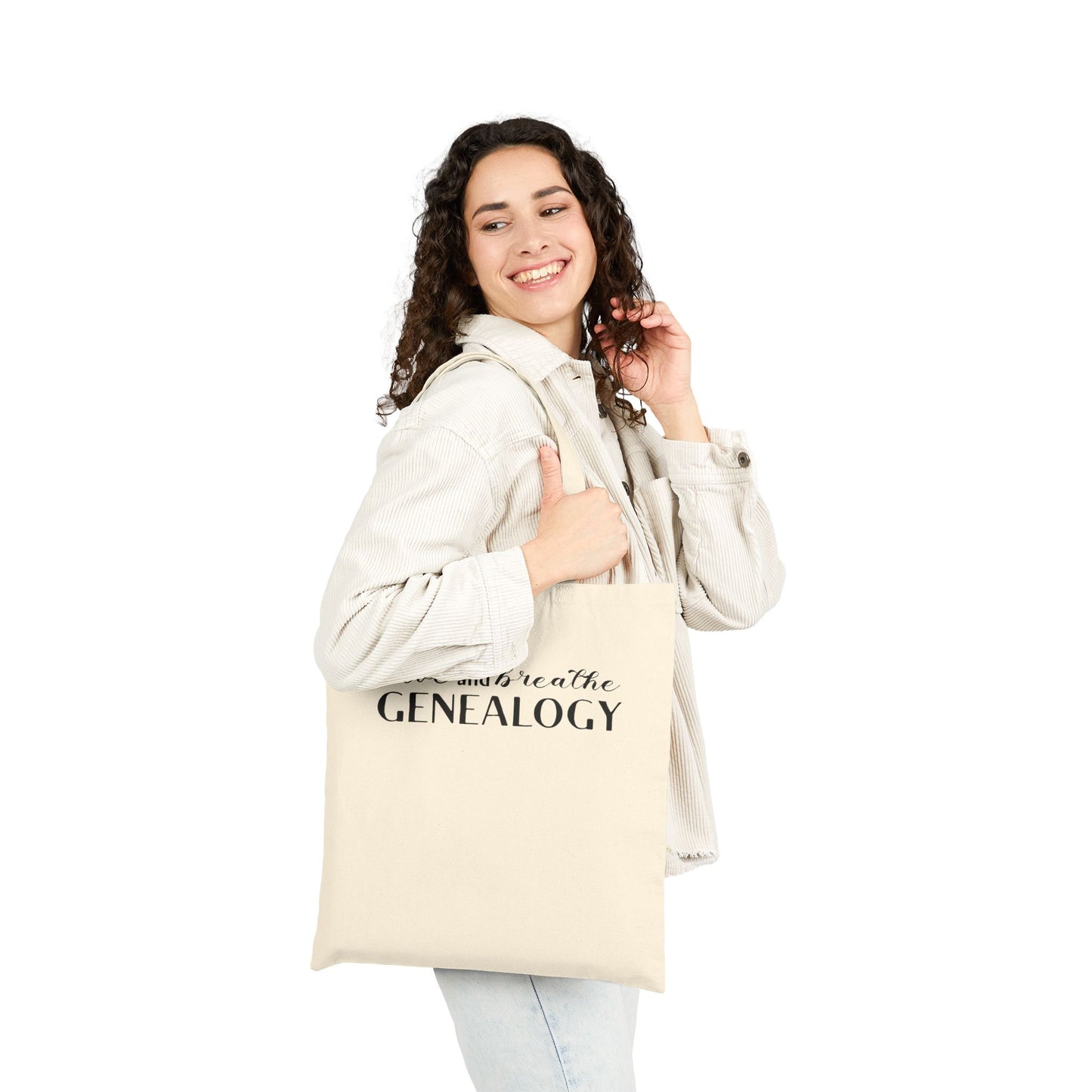I Live and Breathe Genealogy Tote Bag