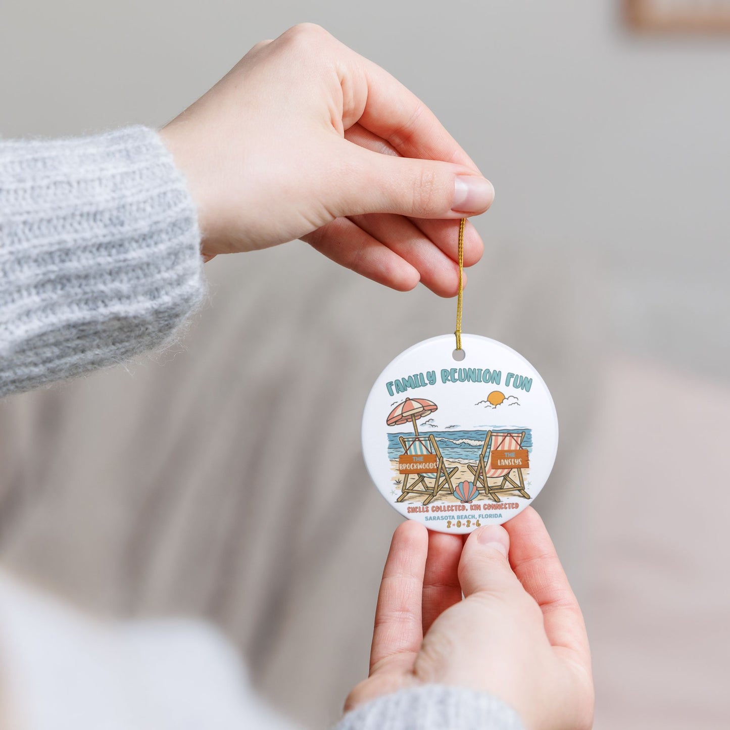 Family Reunion Personalized Ornament