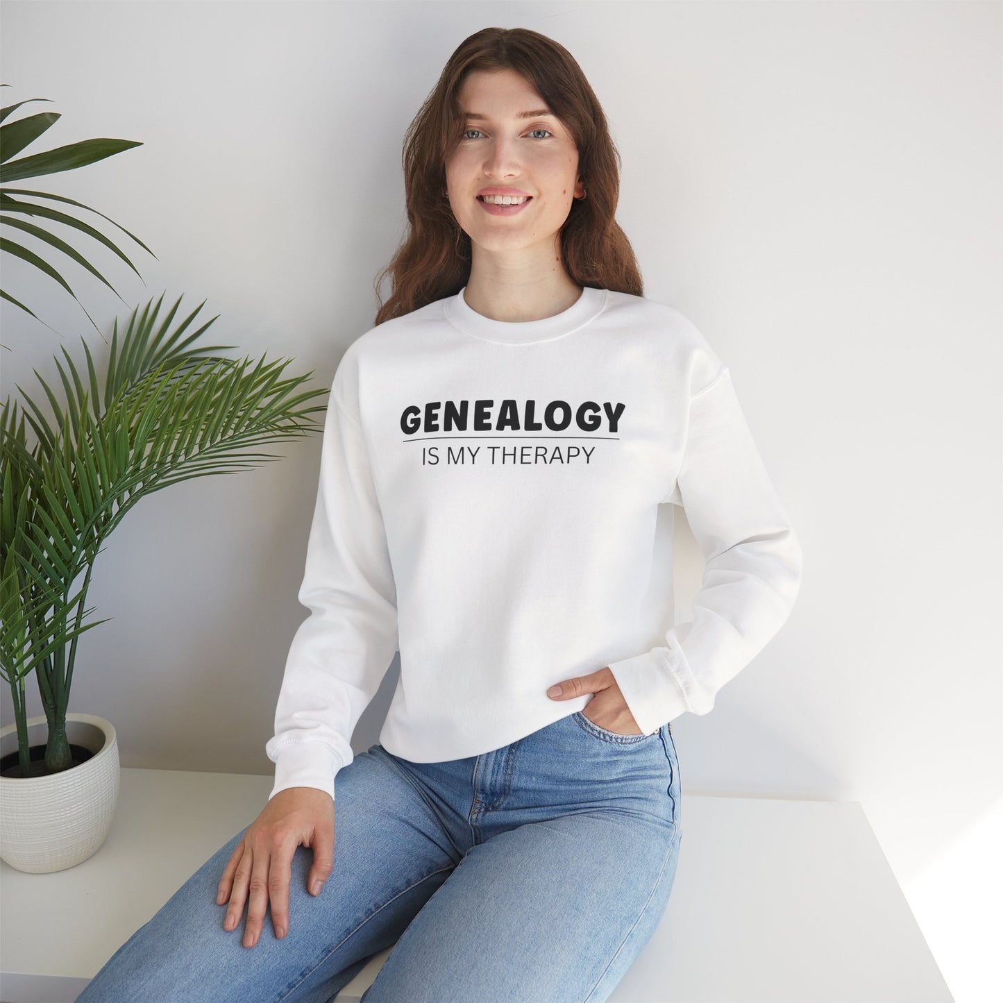 Genealogy Is My Therapy Sweatshirt