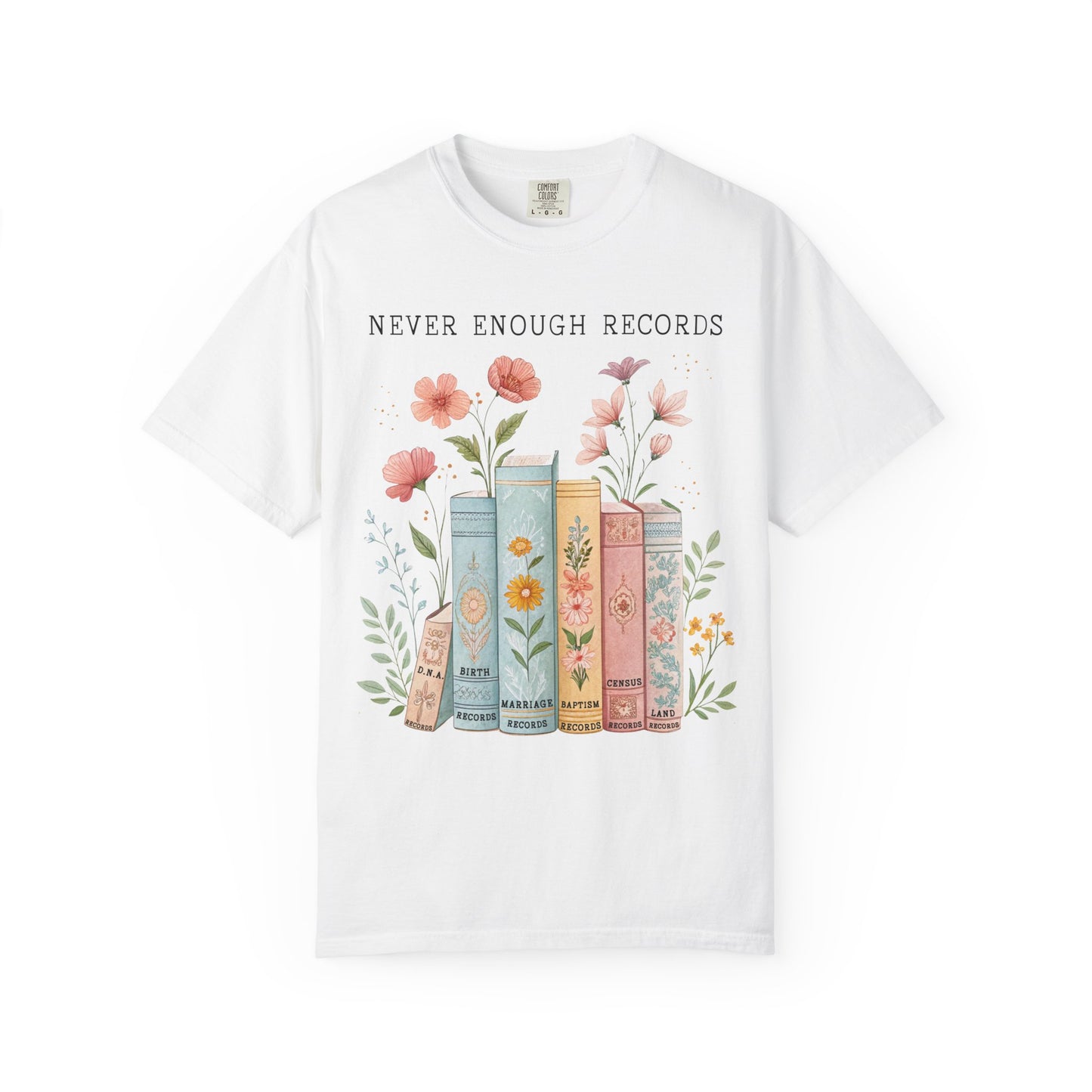 Never Enough Records Genealogy T-Shirt