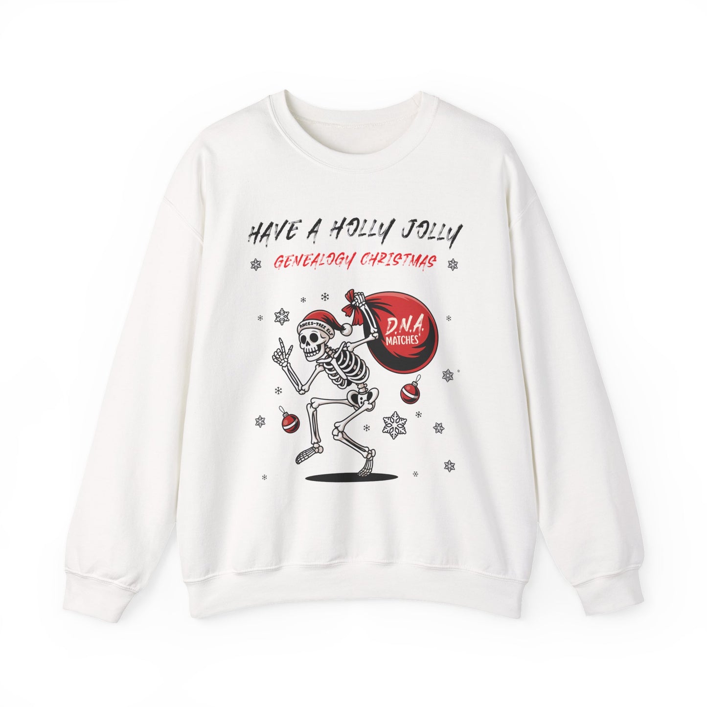 Holly Jolly Genealogy Christmas Sweatshirt