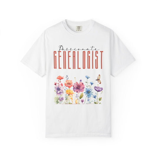 Passionate Genealogist Comfort Colors T-Shirt Gift