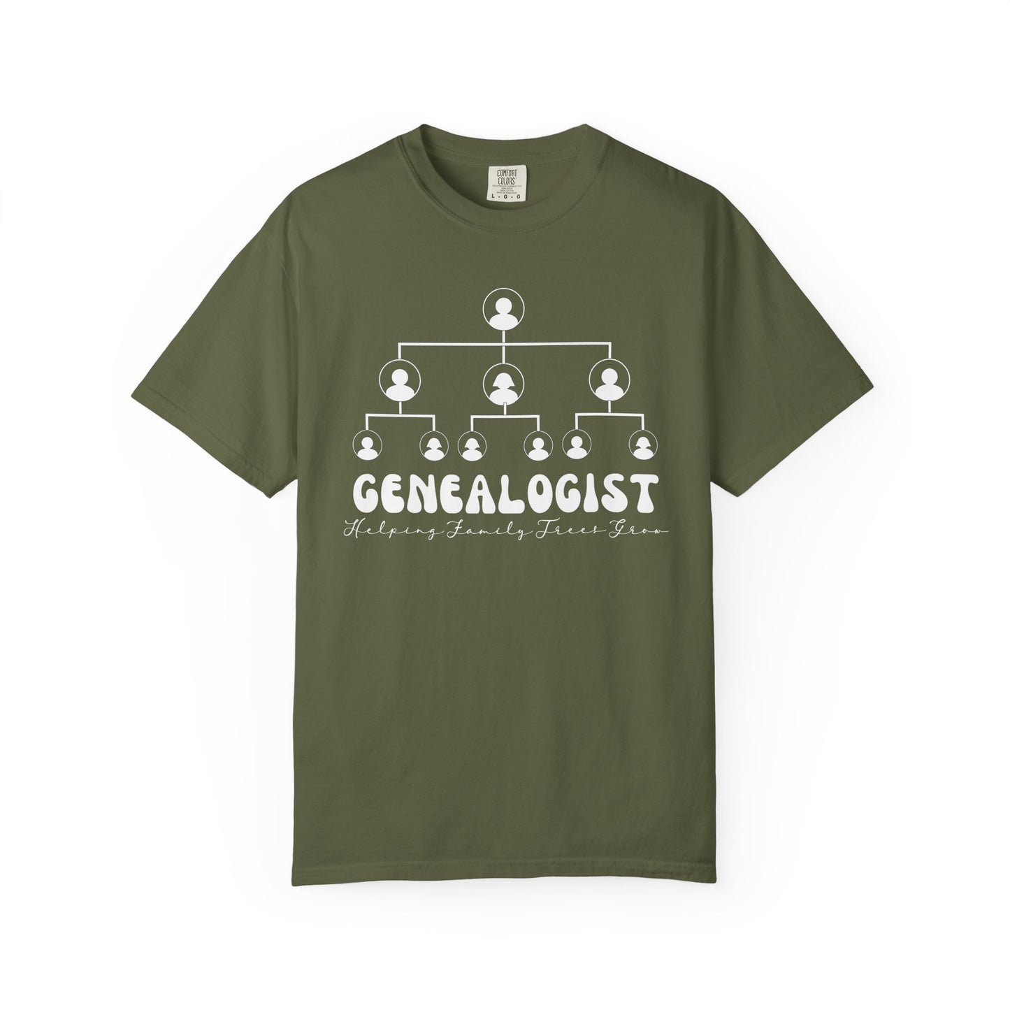 Genealogist Helping Family Trees Grow T-Shirt