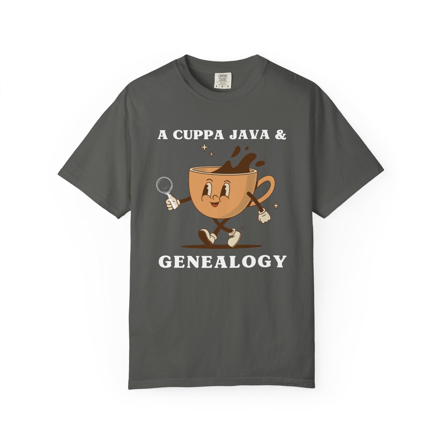 A Cuppa Java Genealogy Short Sleeve T-shirt