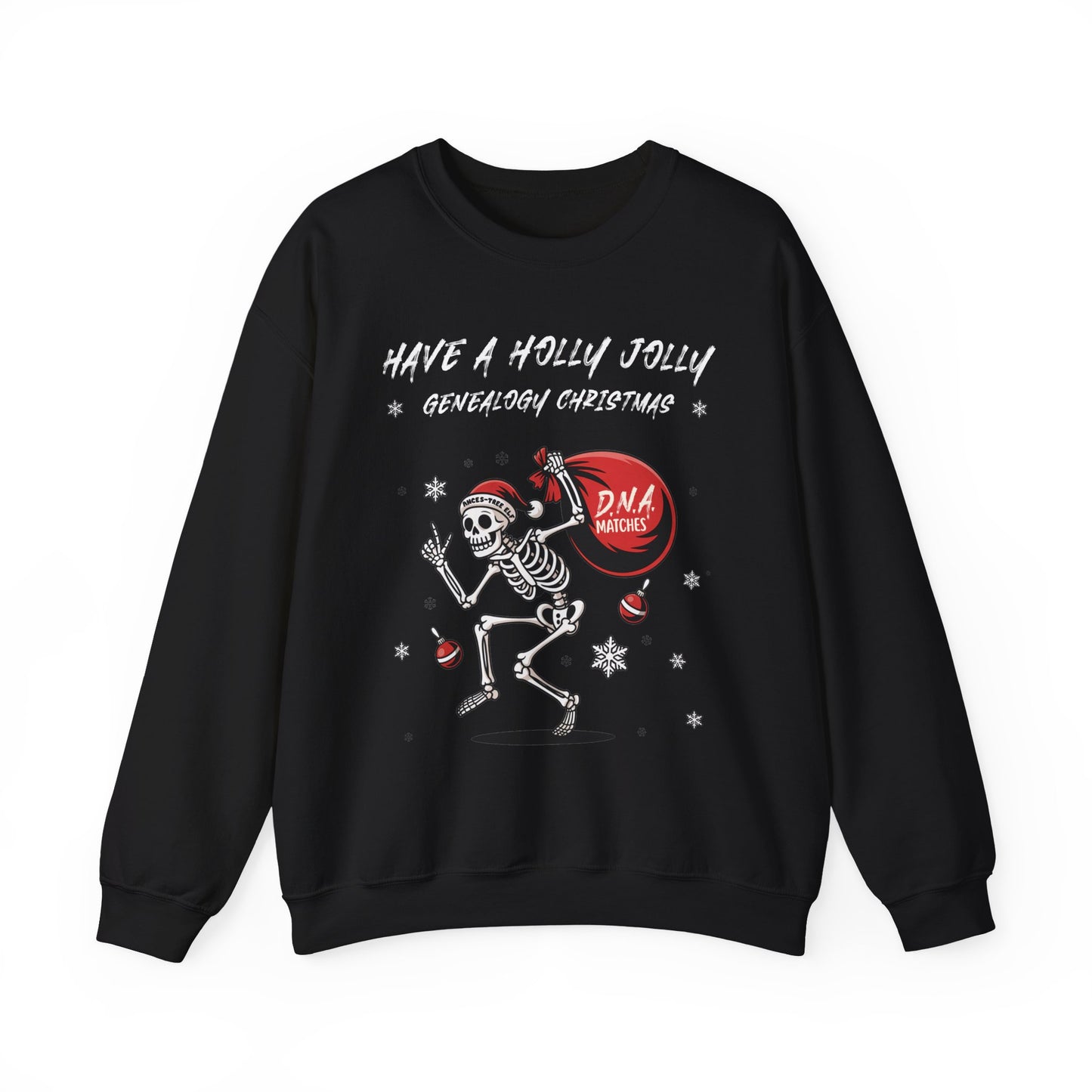 Holly Jolly Genealogy Christmas Sweatshirt