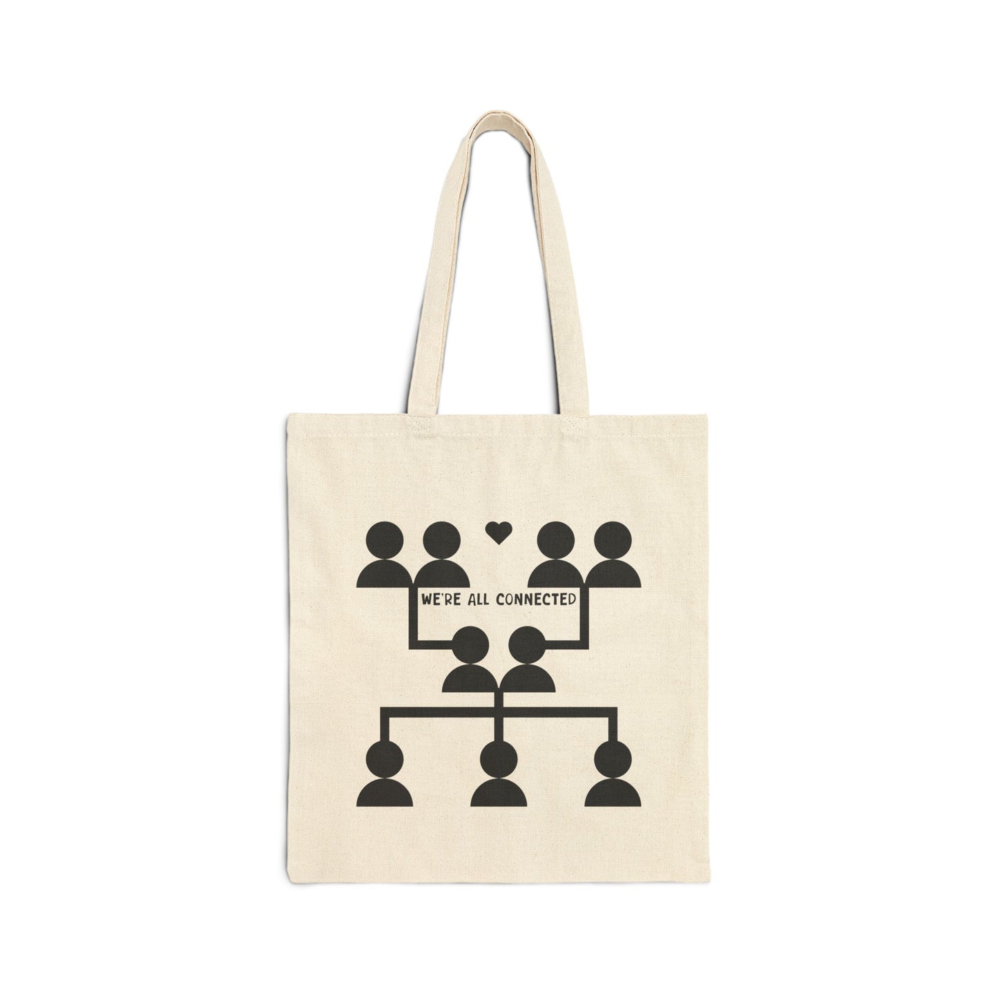 We're All Connected - Canvas Tote Bag