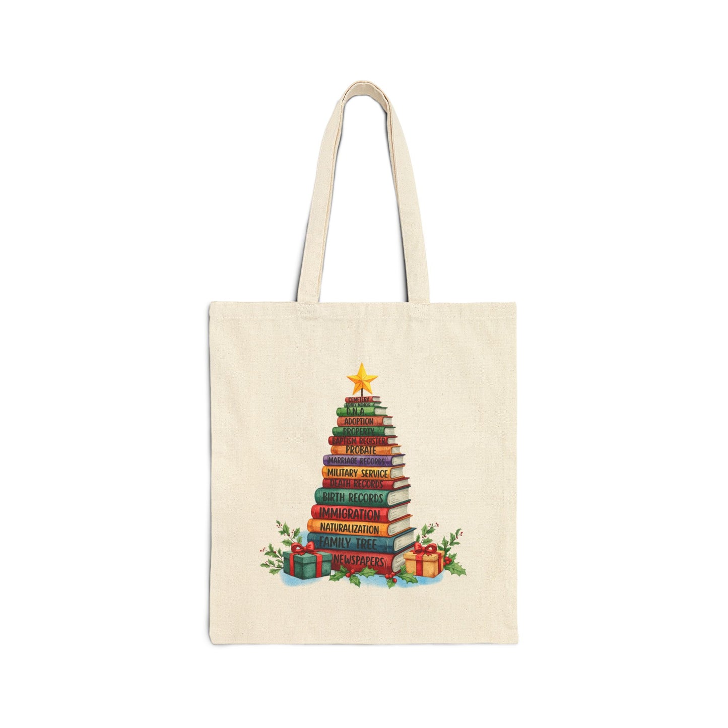 Genealogy Book Tree Tote Bag