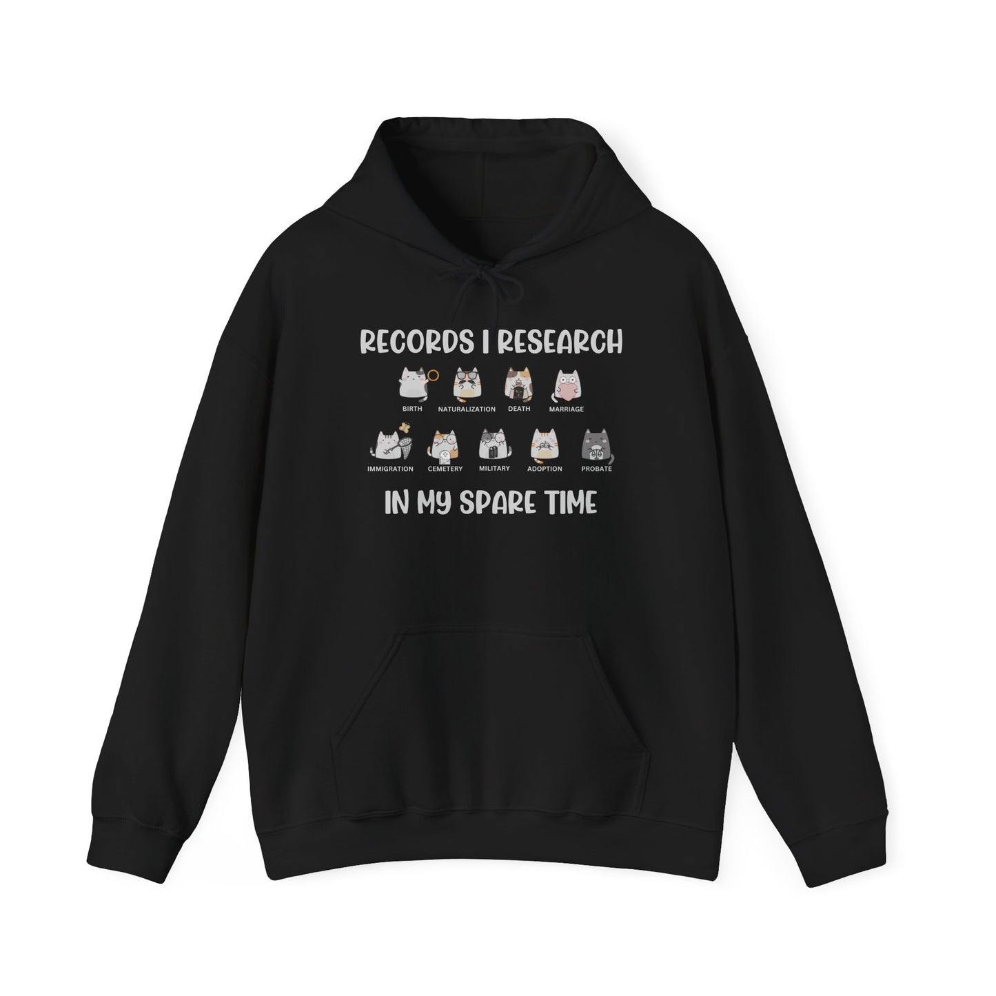 Records I Reseach in my Spare Time Hoodie