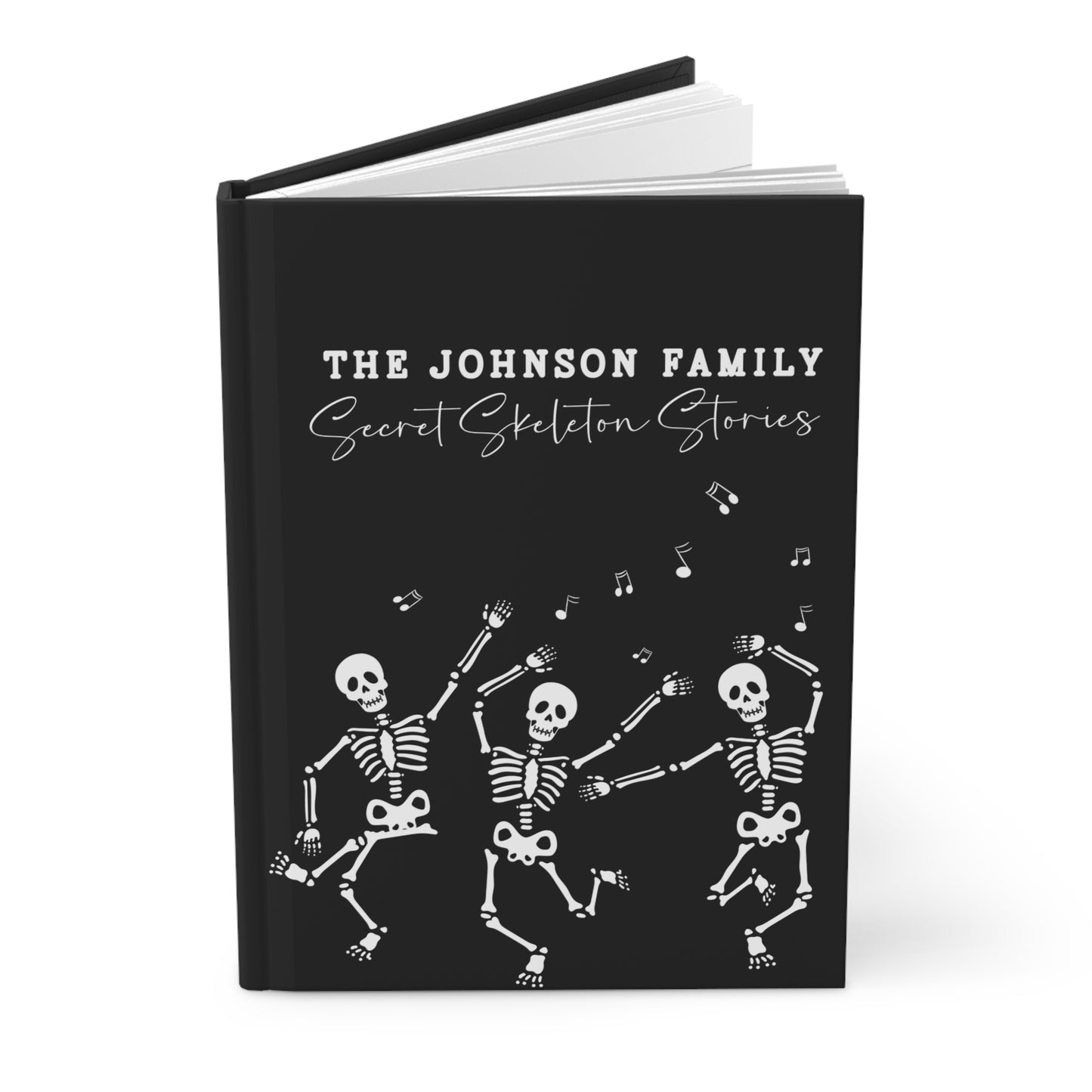 Dancing Skeletons Hardcover Journal