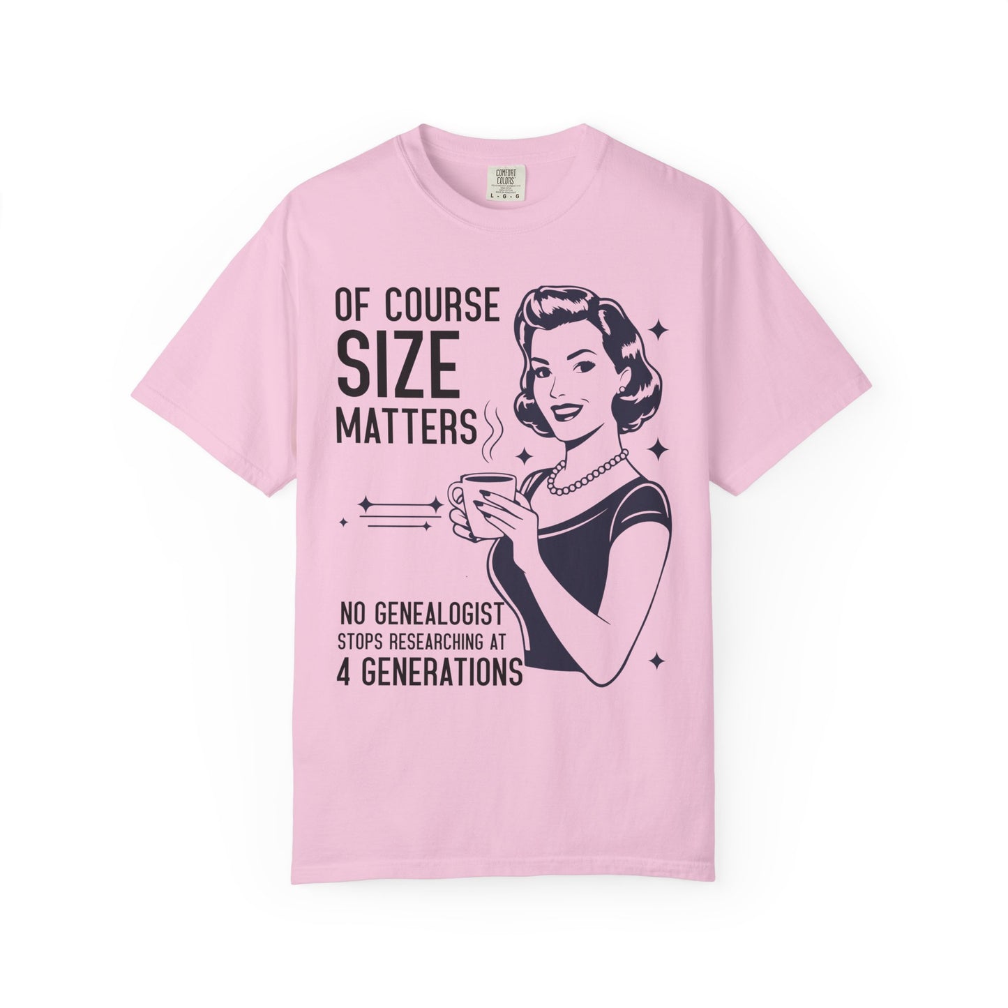 Size Matters Funny Genealogy T-Shirt