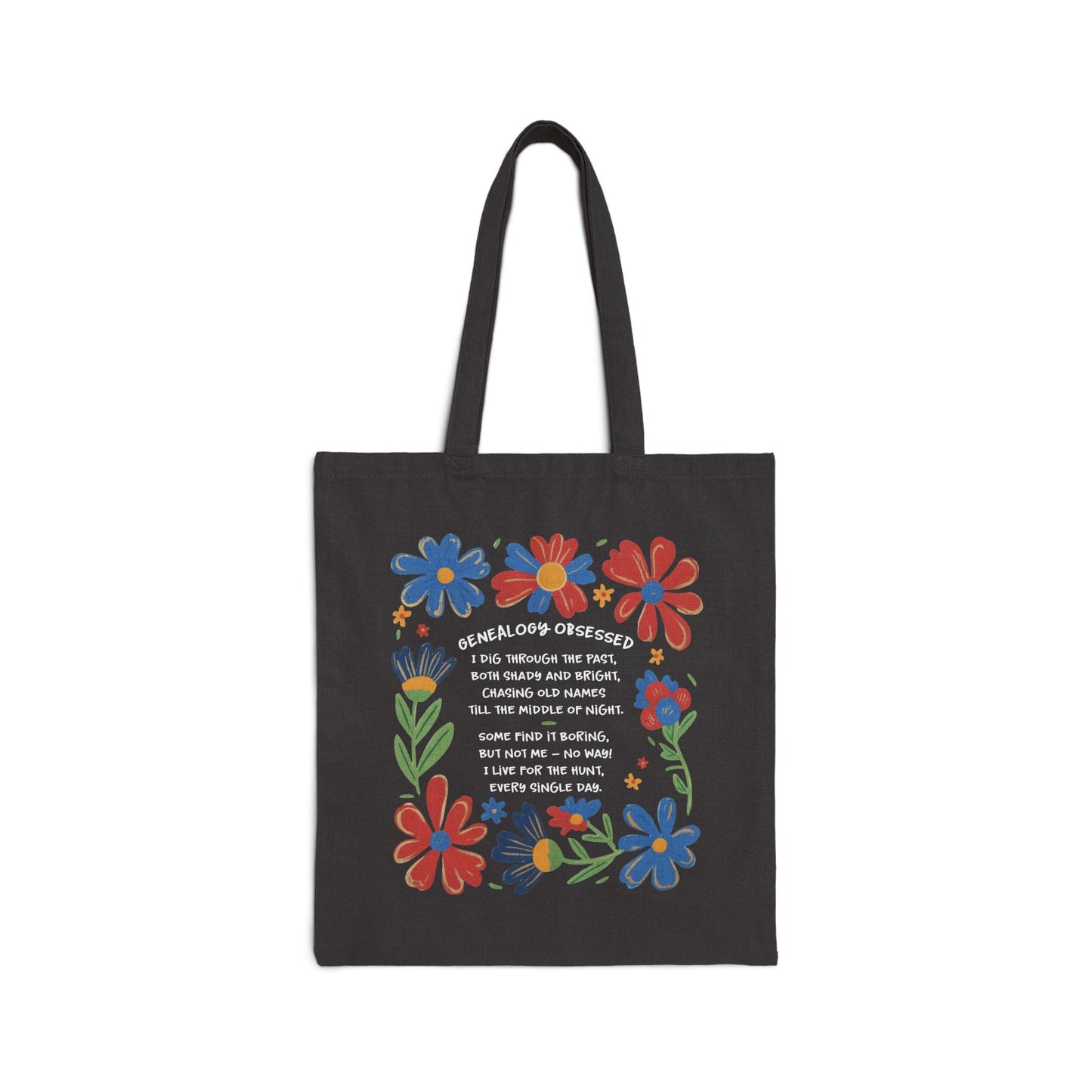 Genealogy Poem Tote Bag