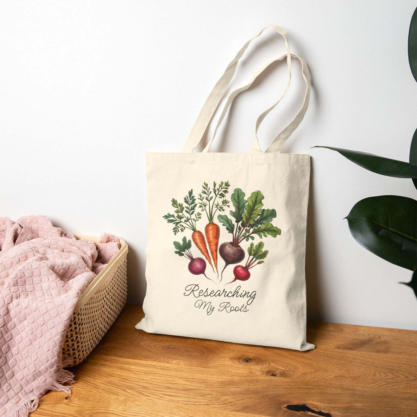 Researching Roots Tote Bag