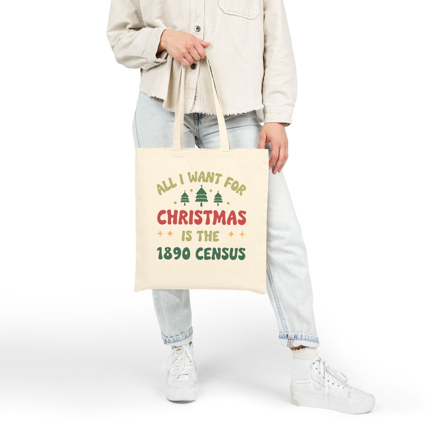 Christmas 1890 Census Tote Bag