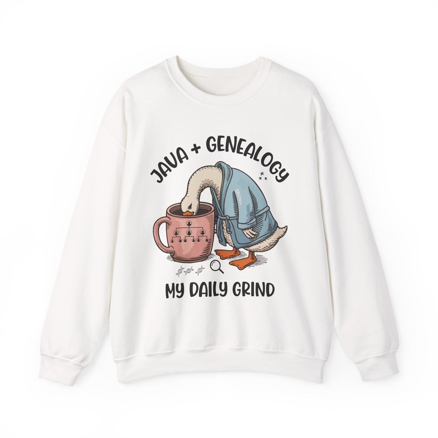 Java and Genealogy Sweatshirt