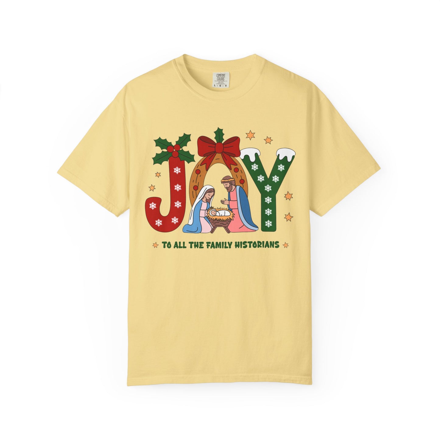 Joy to All the Family Historians Christmas T-Shirt