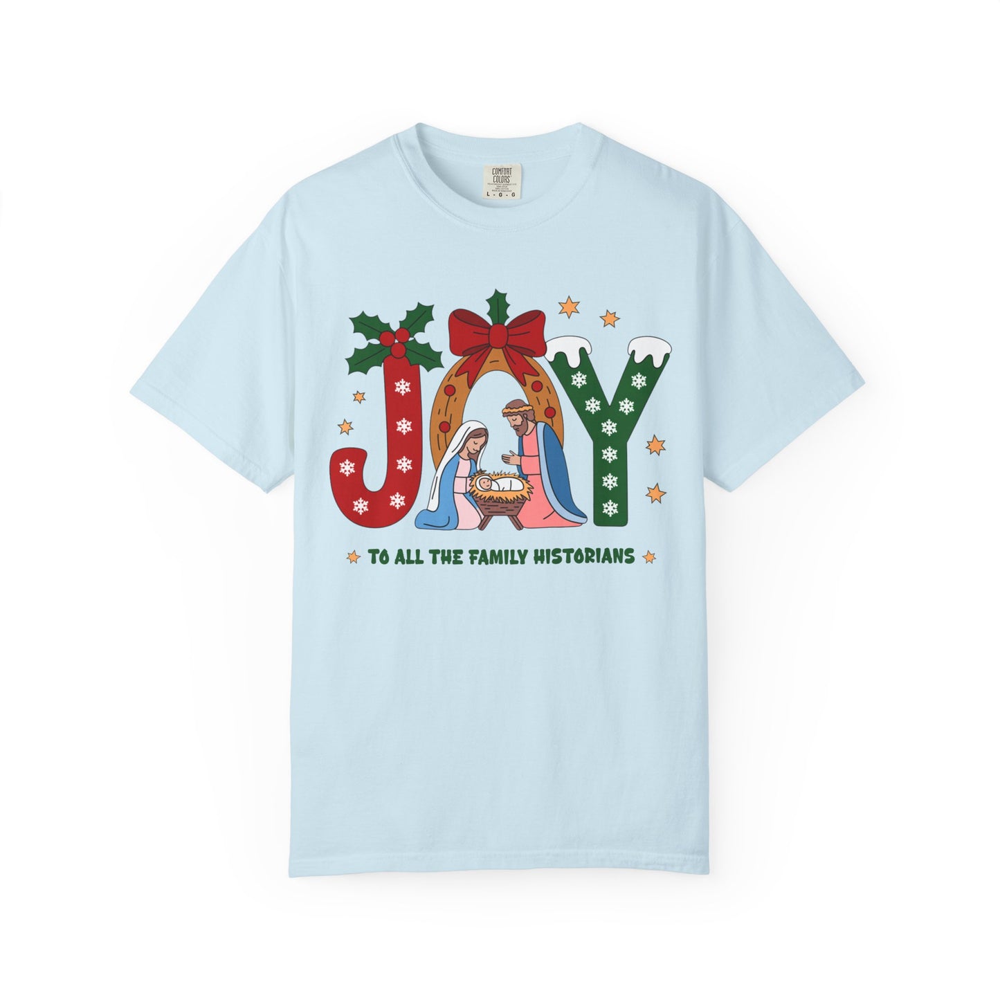Joy to All the Family Historians Christmas T-Shirt