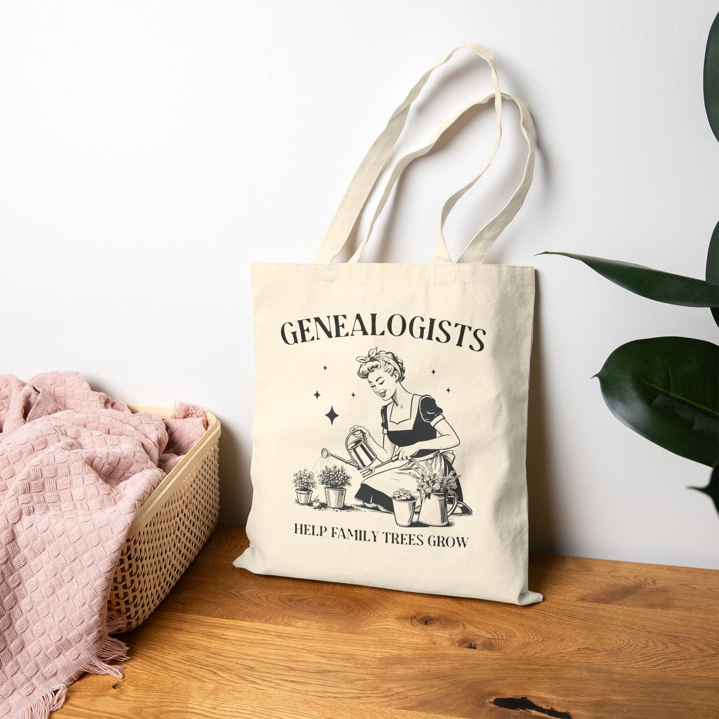 Genealogists Help Family Trees Grow Tote Bag