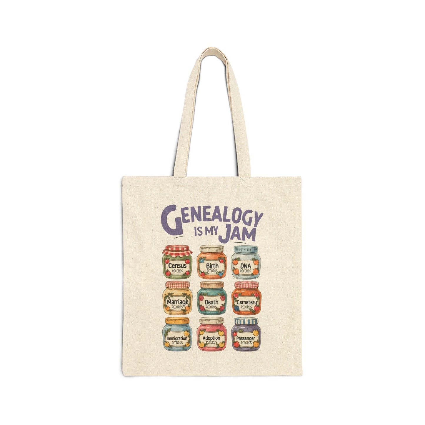 Genealogy Is My Jam Funny Tote Bag