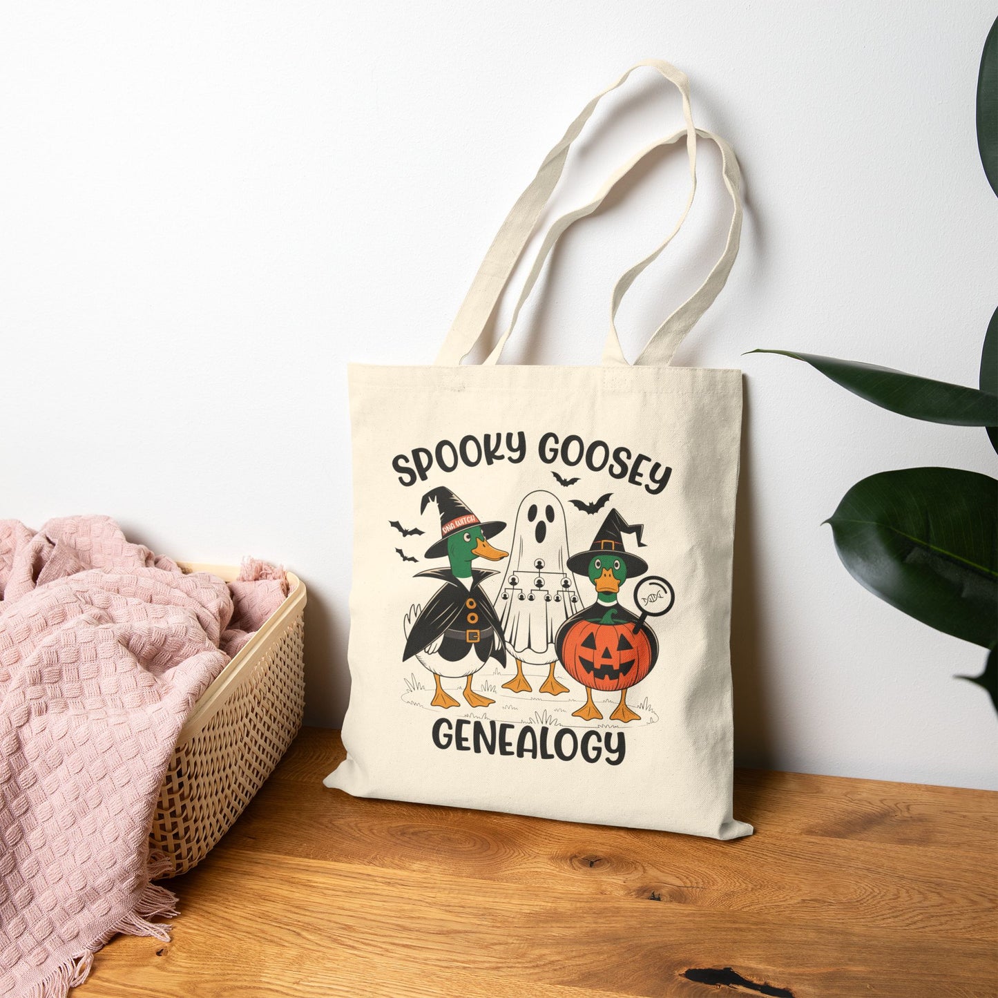 Spooky Goosey Halloween Tote Bag