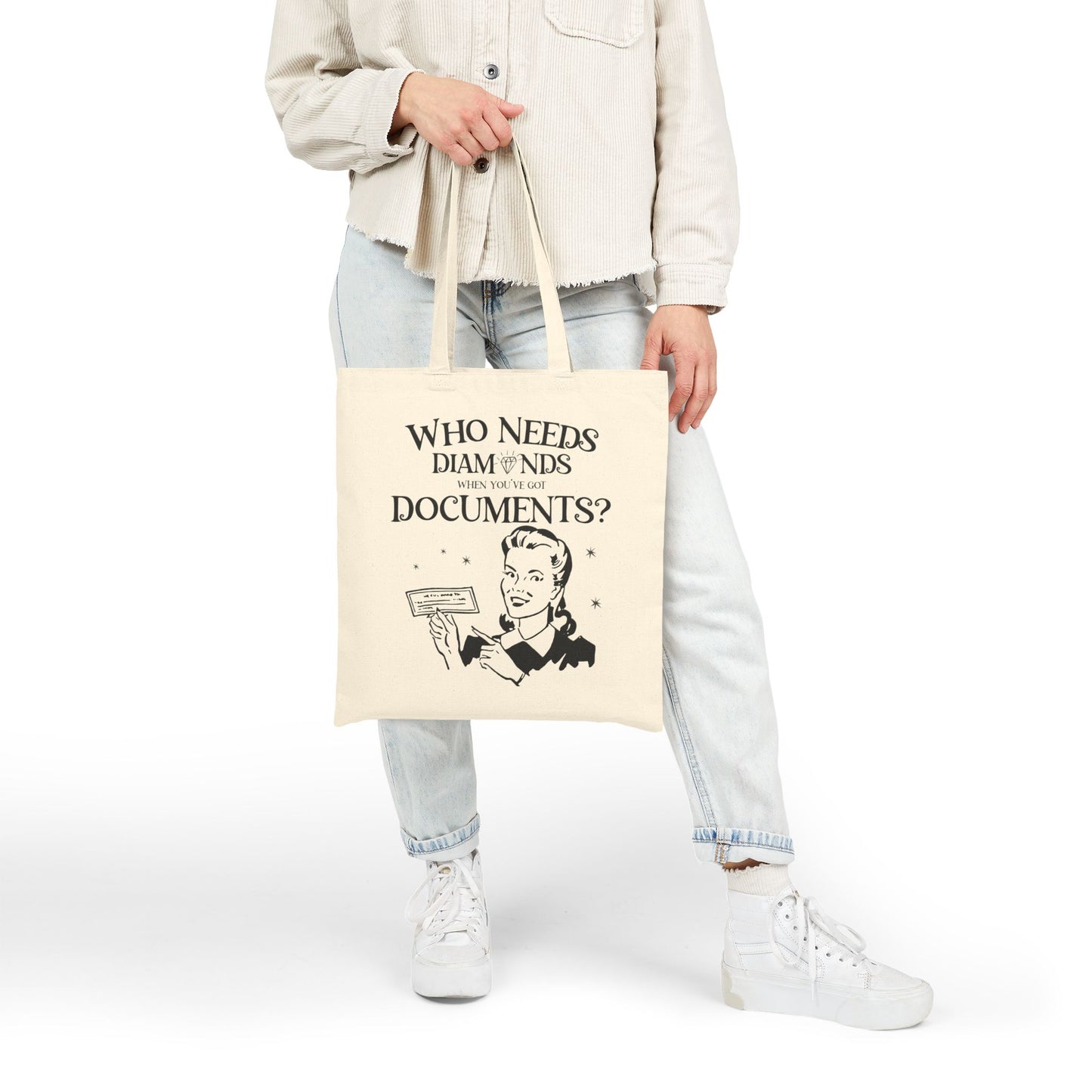 Who Needs Diamonds When You’ve Got Documents Tote