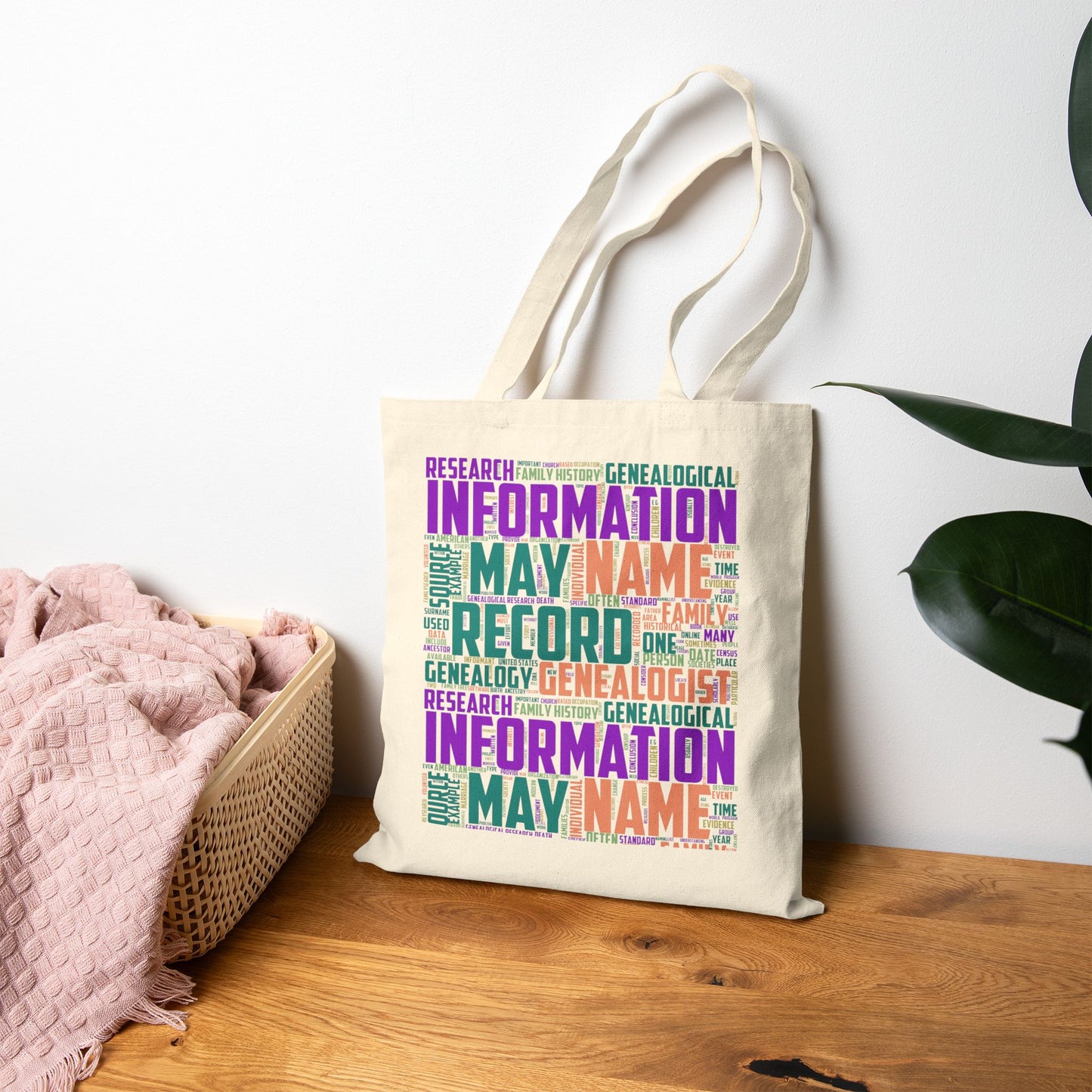 Family History Research Word Tote