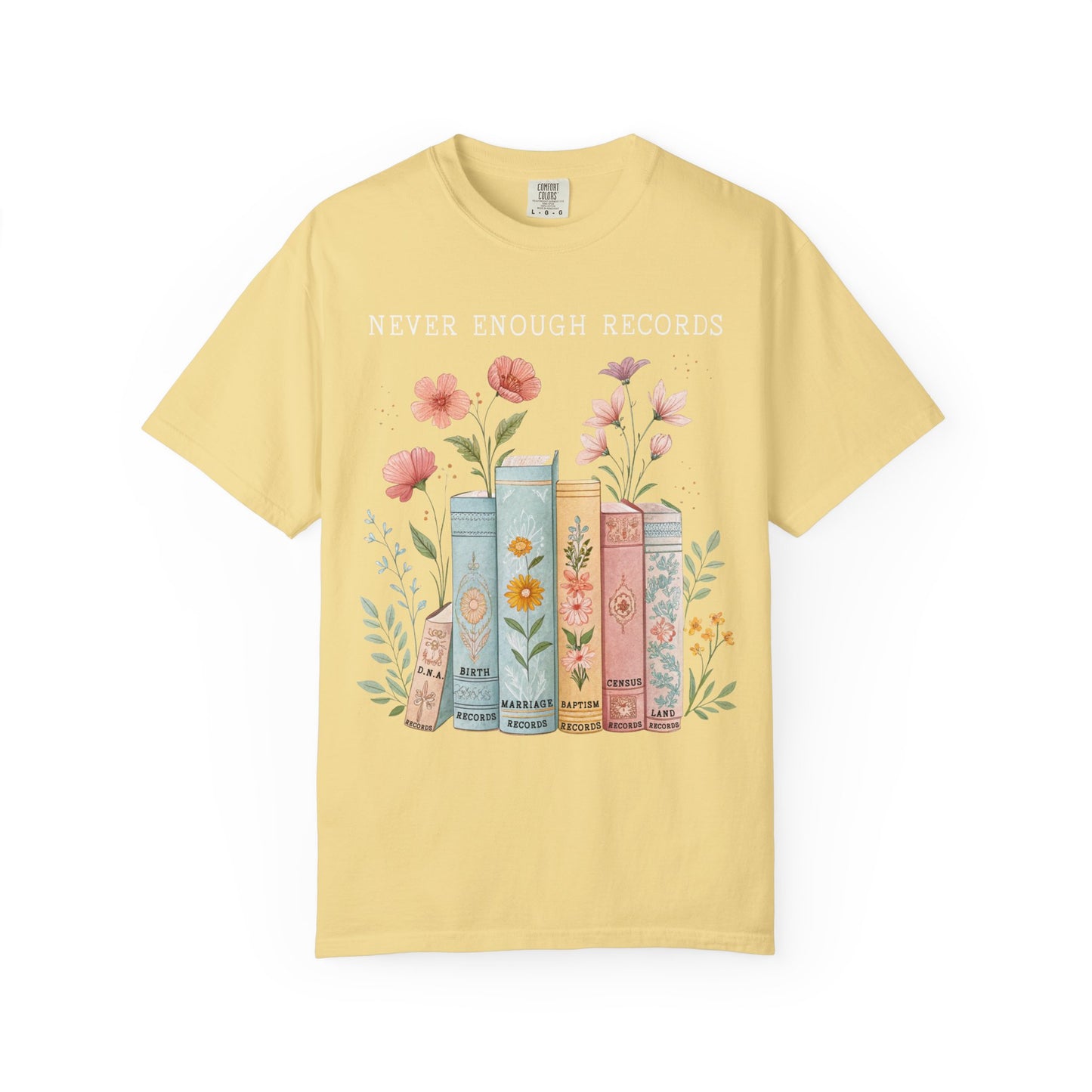 Never Enough Records Genealogy T-Shirt