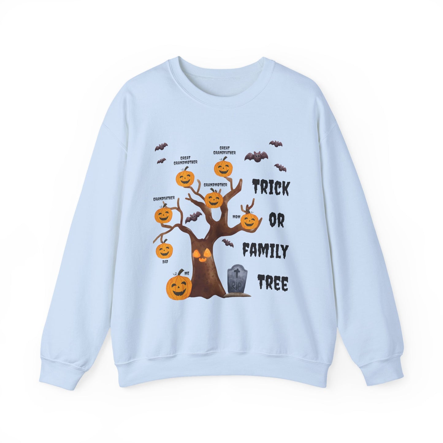 Halloween Genealogy Trick or Family Tree Sweatshirt