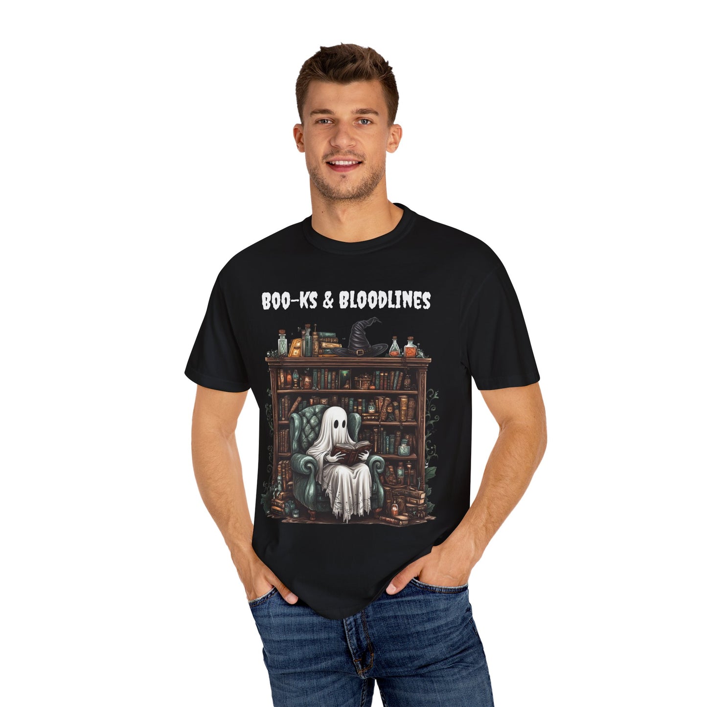 BOO-KS and Bloodlines Funny Genealogy T-Shirt