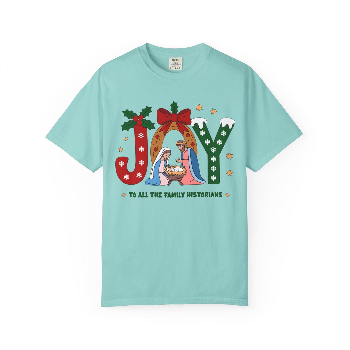 Joy to All the Family Historians Christmas T-Shirt