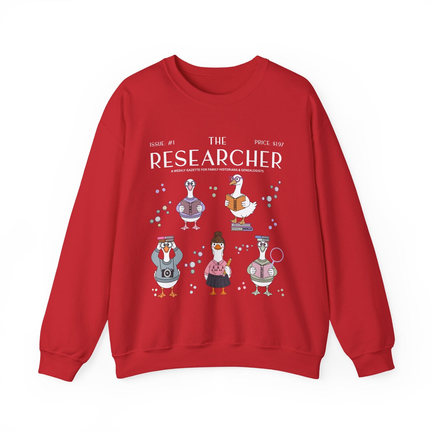 Researcher Goose Genealogy Sweatshirt