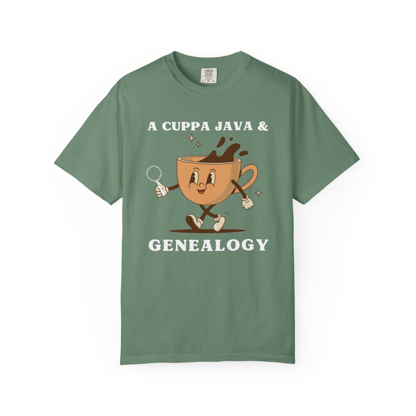 A Cuppa Java Genealogy Short Sleeve T-shirt