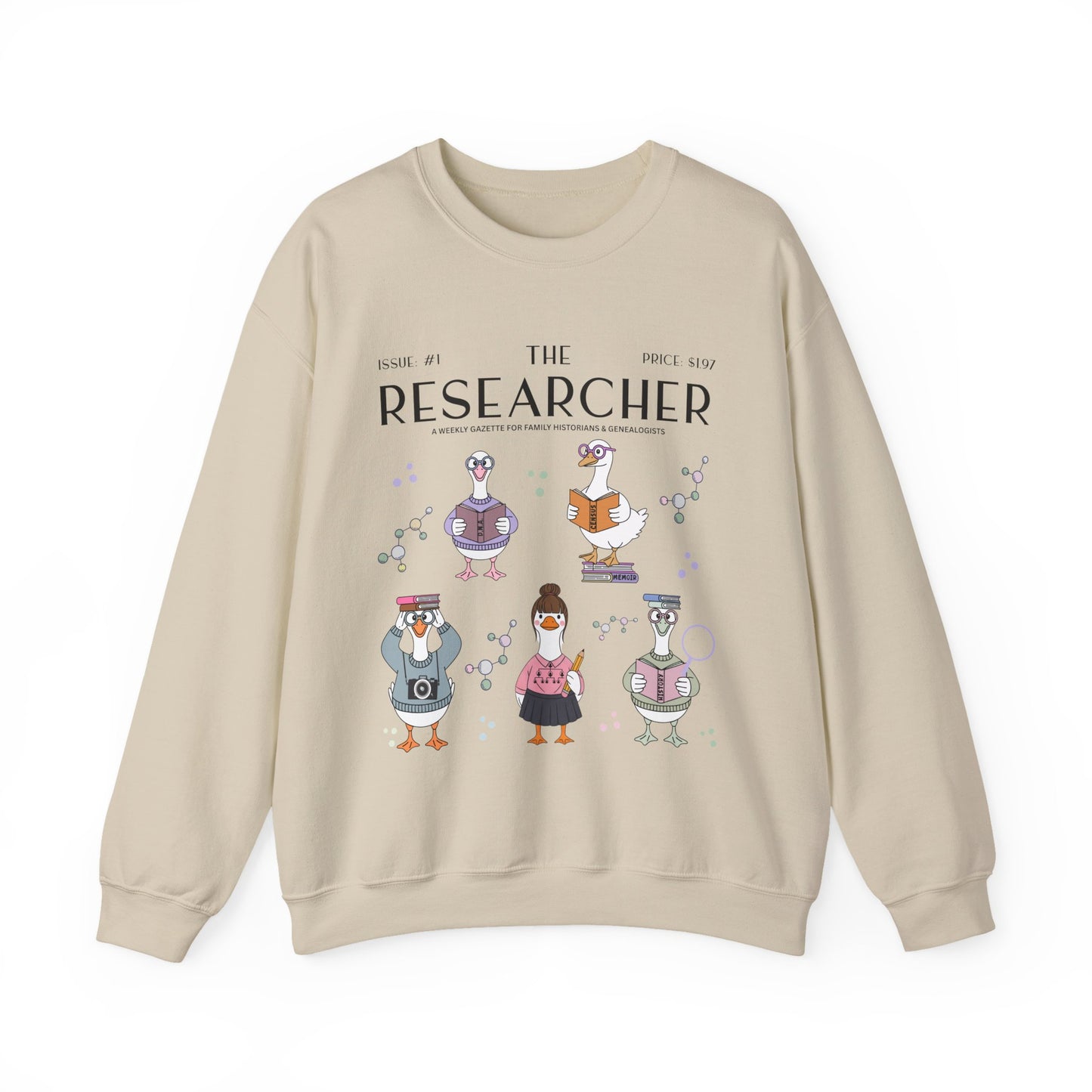 Researcher Goose Genealogy Sweatshirt