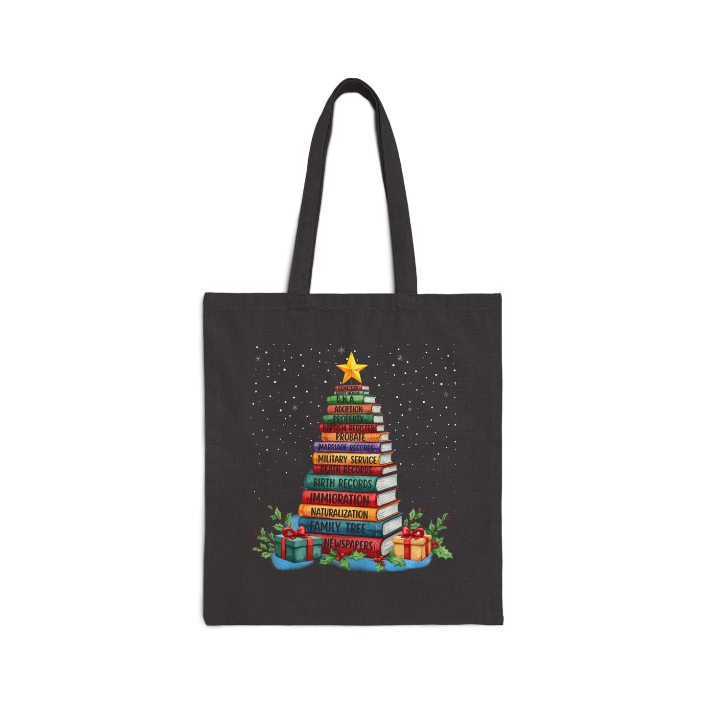 Genealogy Book Tree Tote Bag