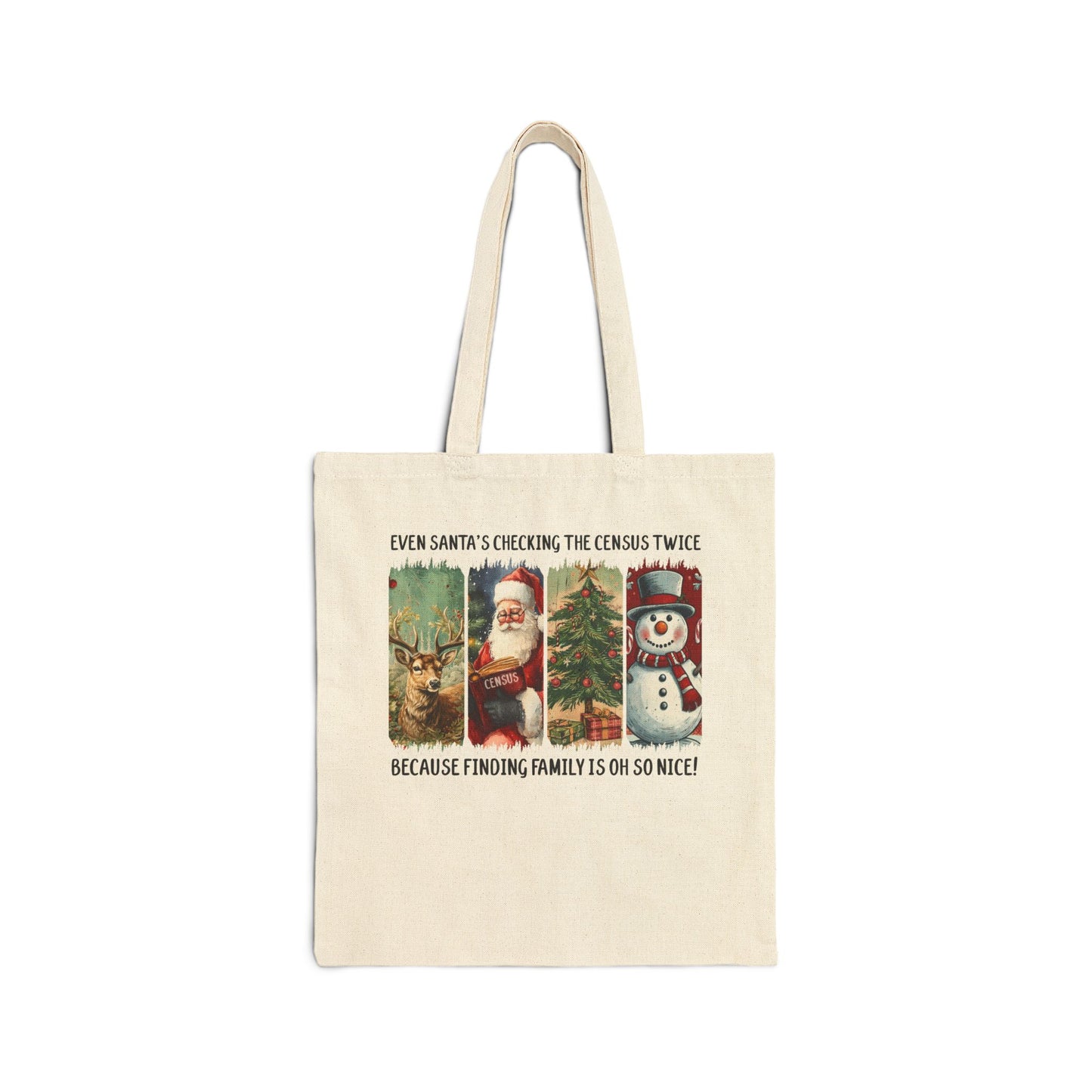 Santa’s Checking the Census Twice Tote Bag