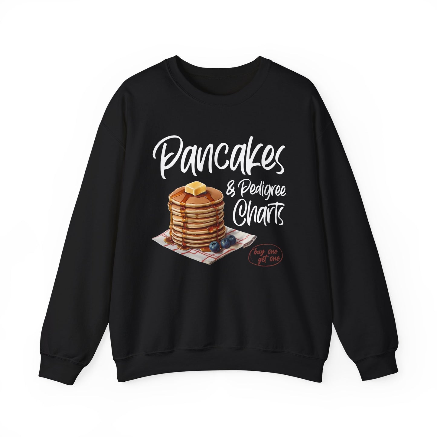 Pancakes and Pedigree Charts Sweatshirt