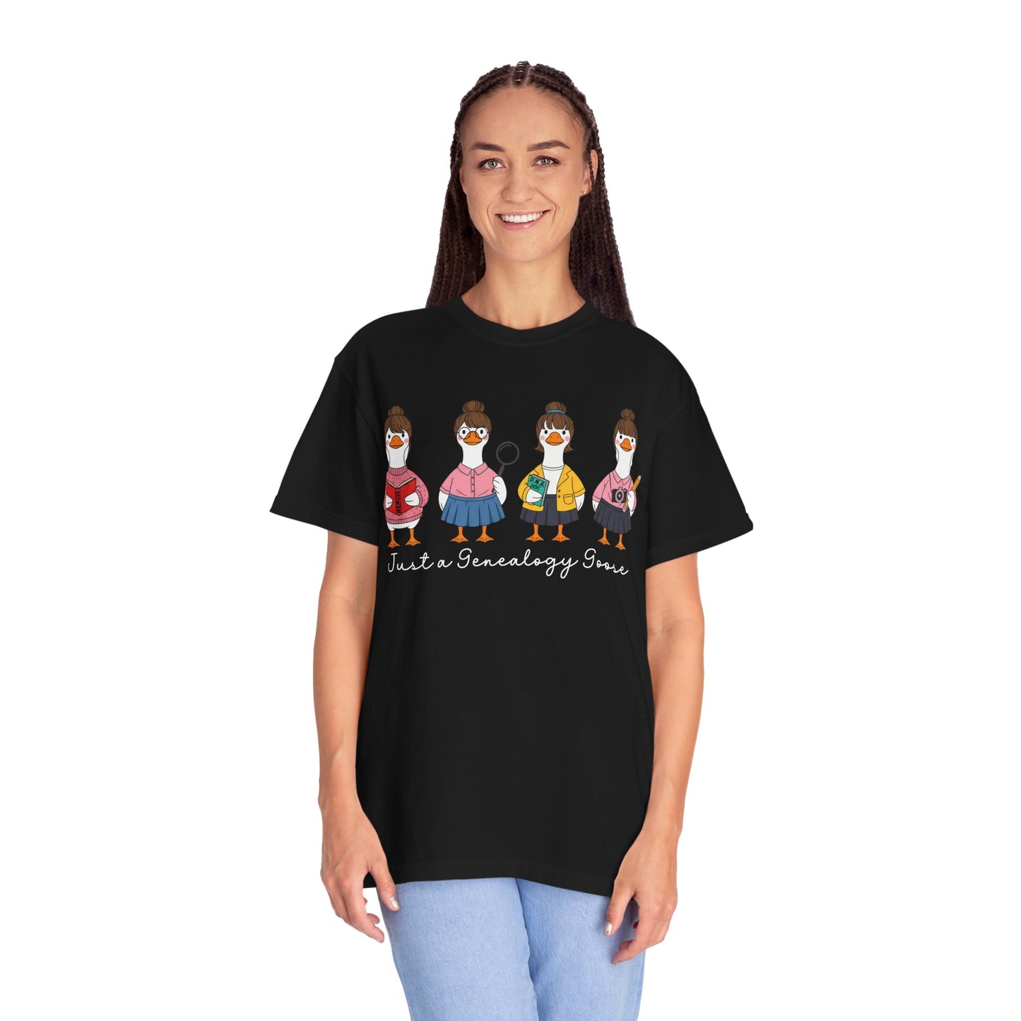 Just a Genealogy Goose Shirt