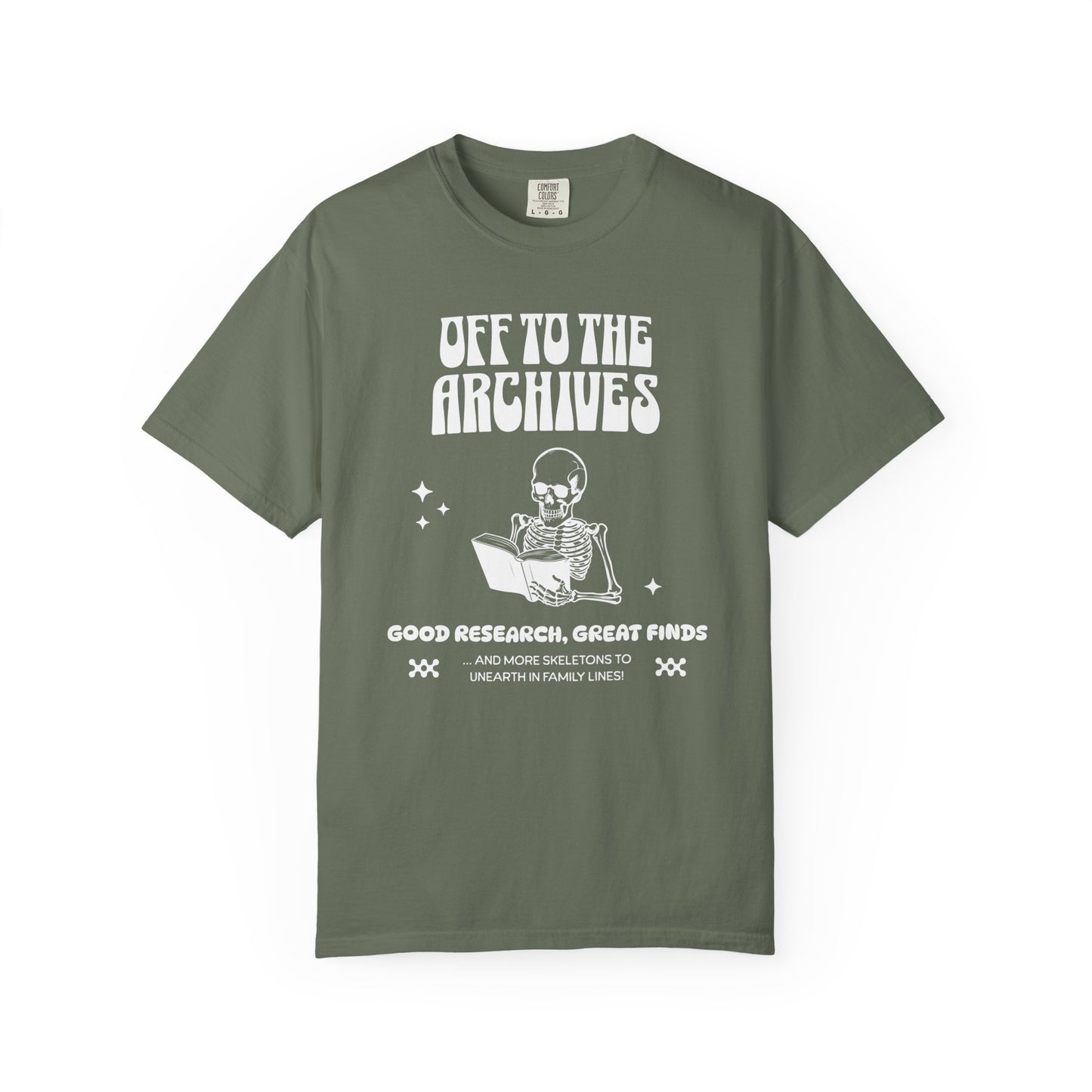 Funny Skeleton Shirt Gift for Family Historian