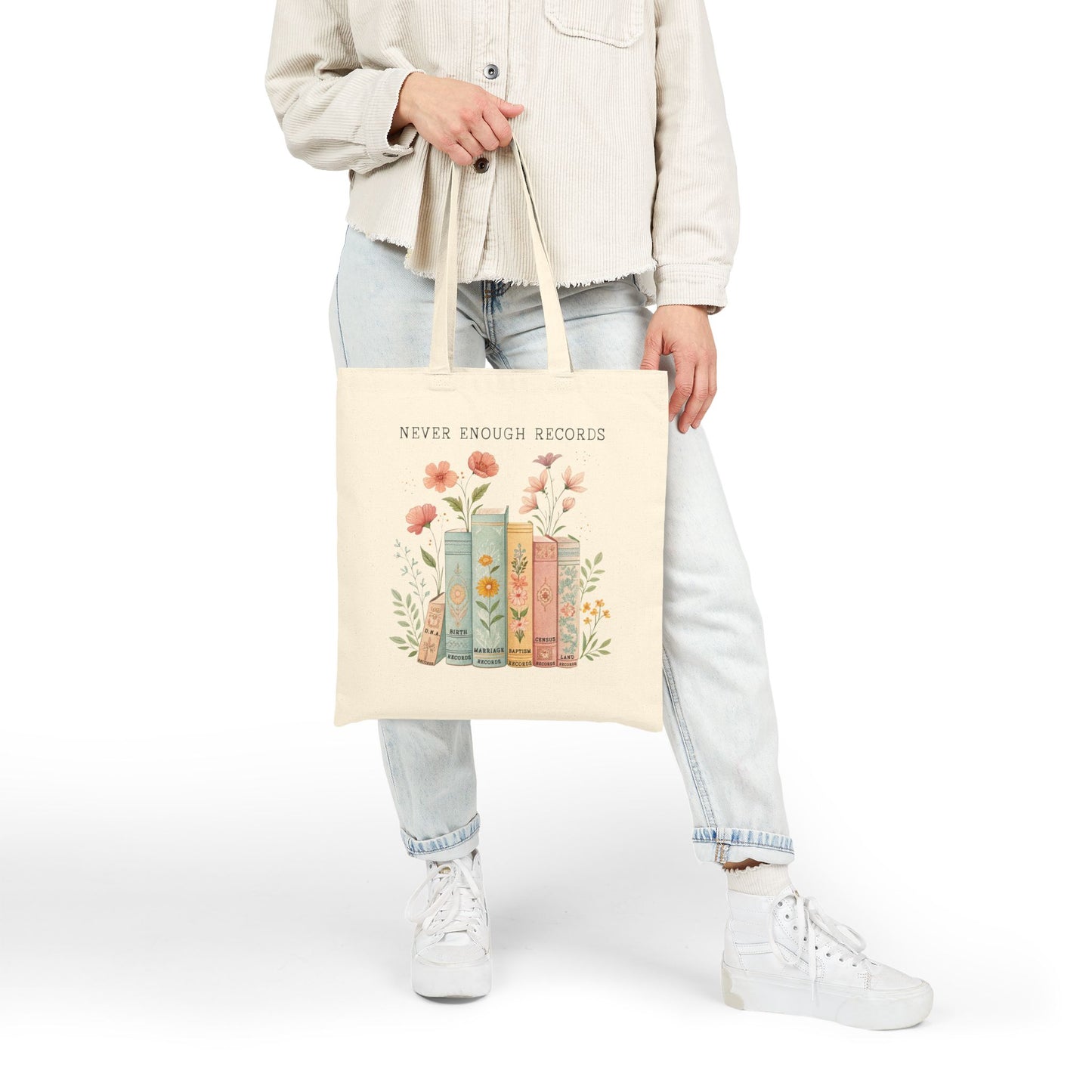 Never Enough Records Tote Bag