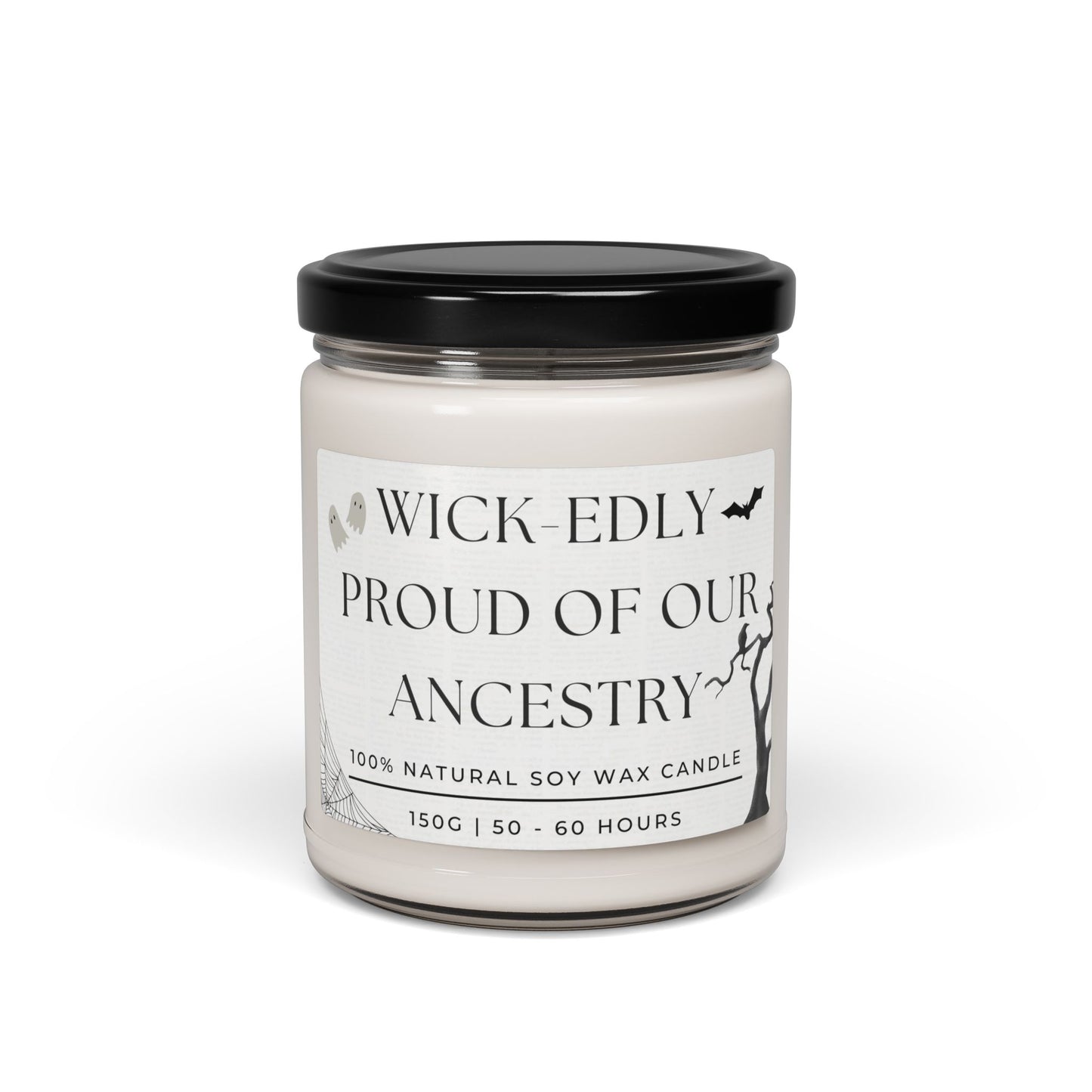 Wickedly Proud of our Ancestry Halloween Candle