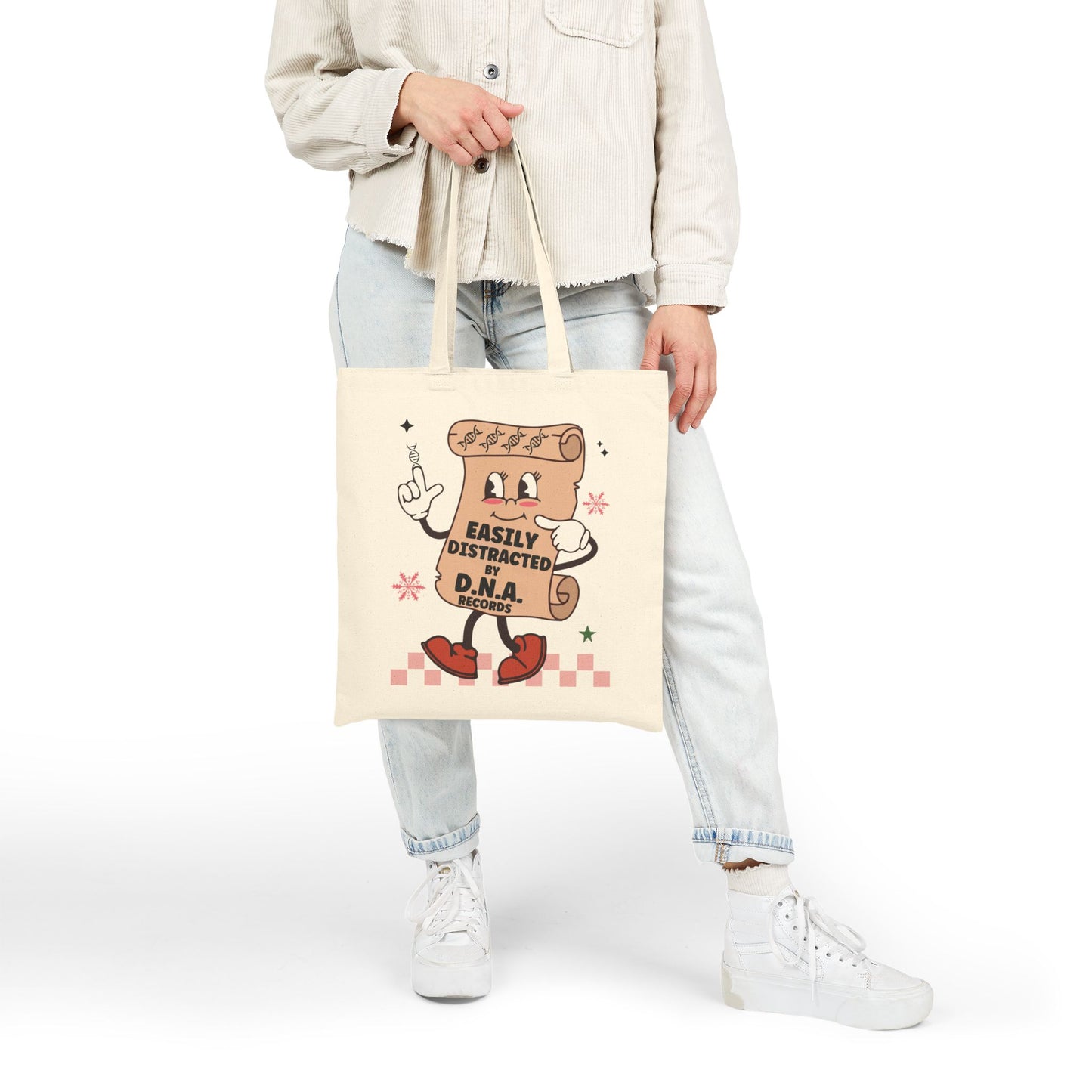 Easily Distracted by DNA Records Tote
