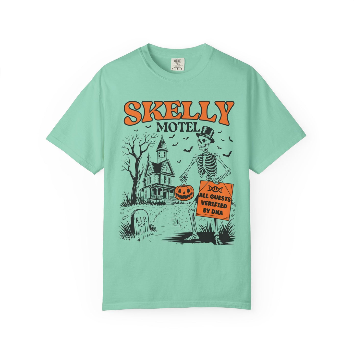 Funny Skeleton Motel DNA T-Shirt