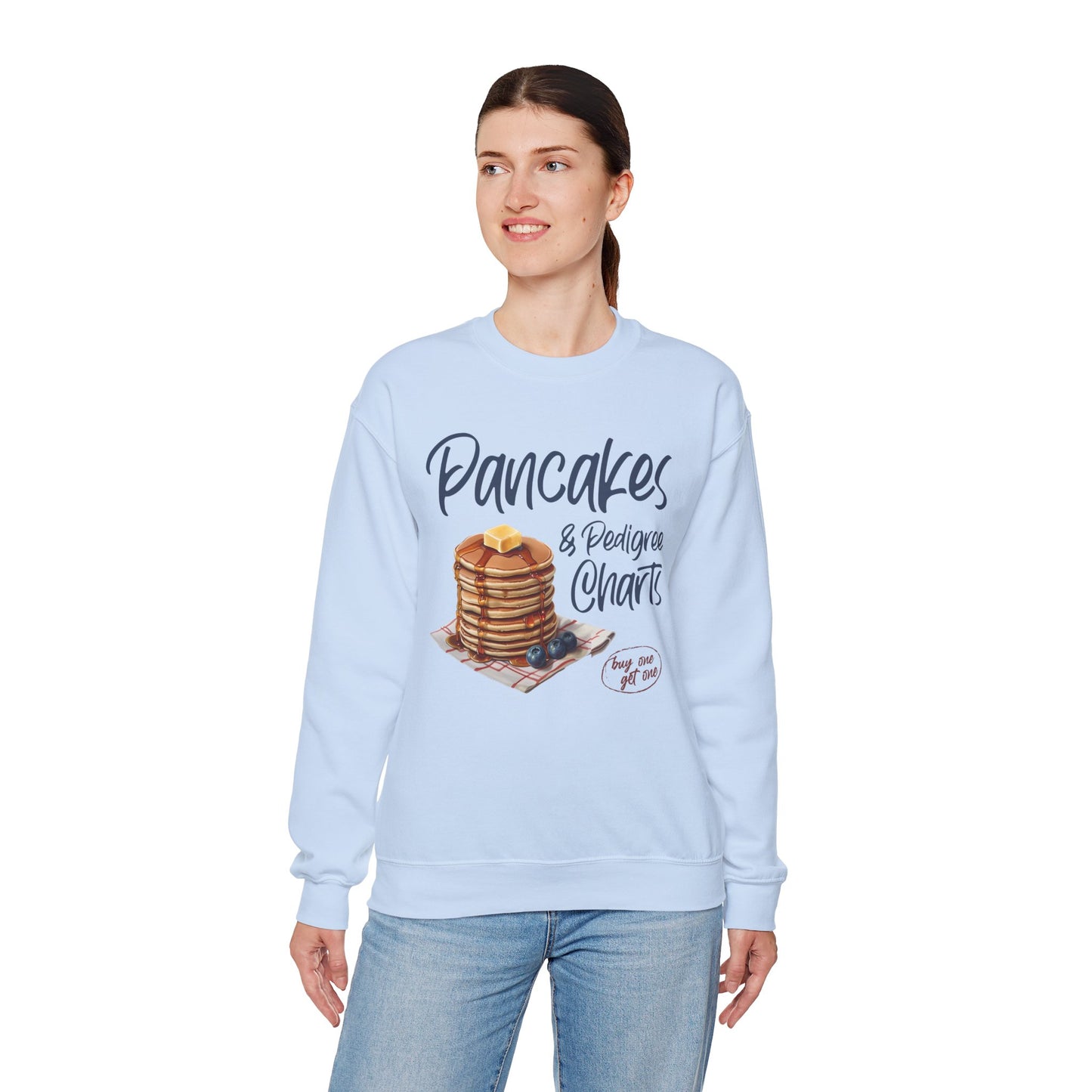Pancakes and Pedigree Charts Sweatshirt