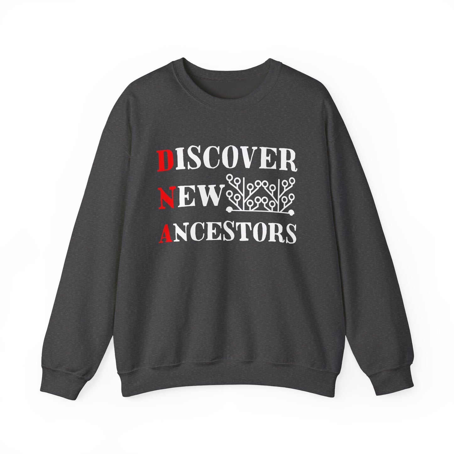 DNA - Discover New Ancestors Sweatshirt for Genealogy Fans