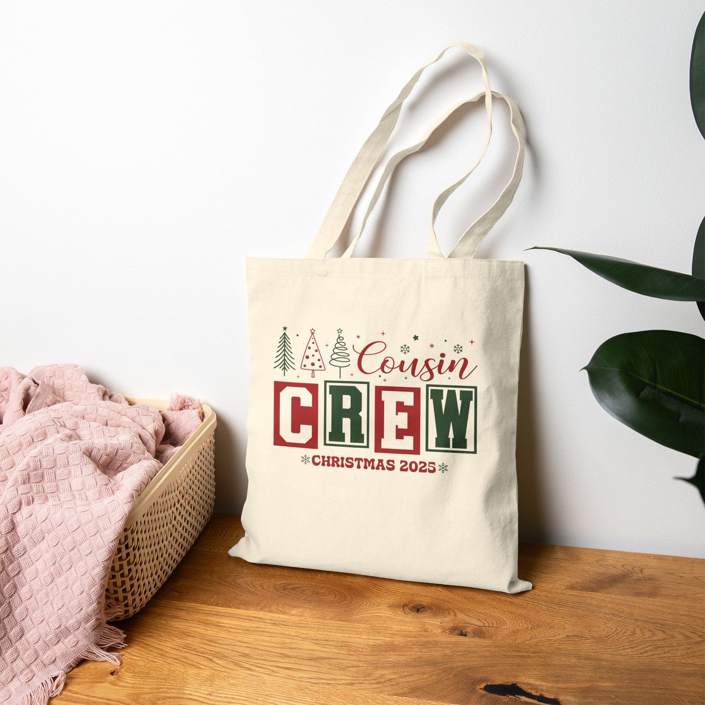 Cousin Crew Christmas 2025 Tote Bag