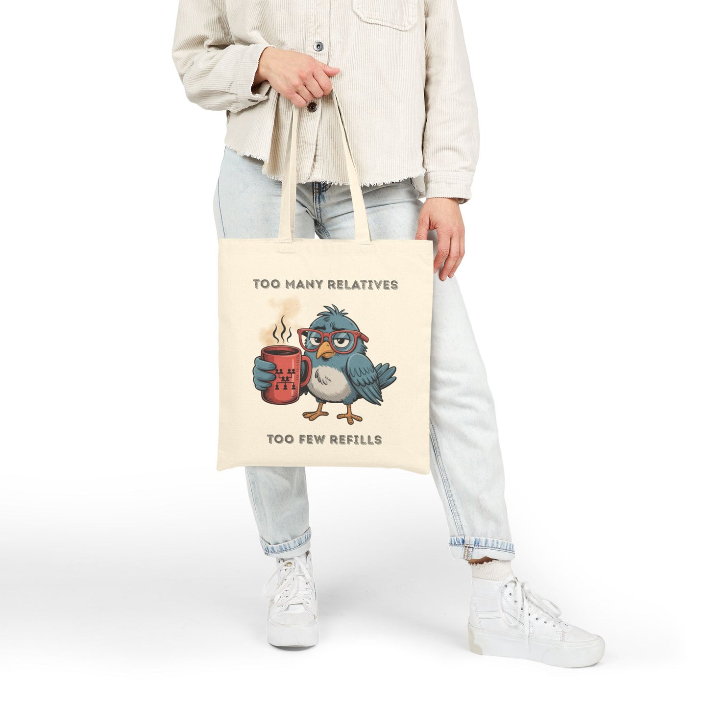 Funny Too Many Relatives Tote Bag