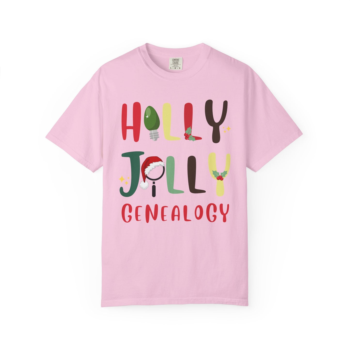 Holly Jolly Genealogy Christmas T-Shirt