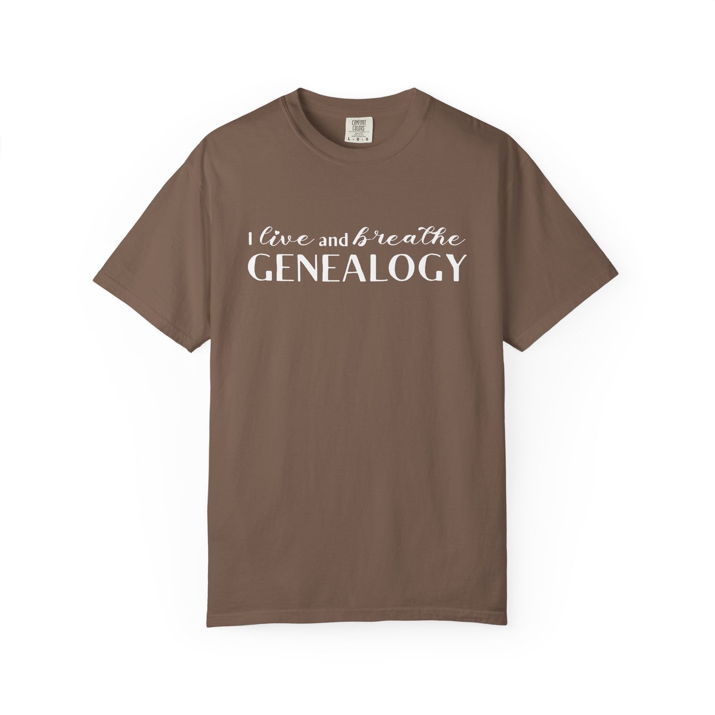 I Live and Breathe Genealogy Shirt