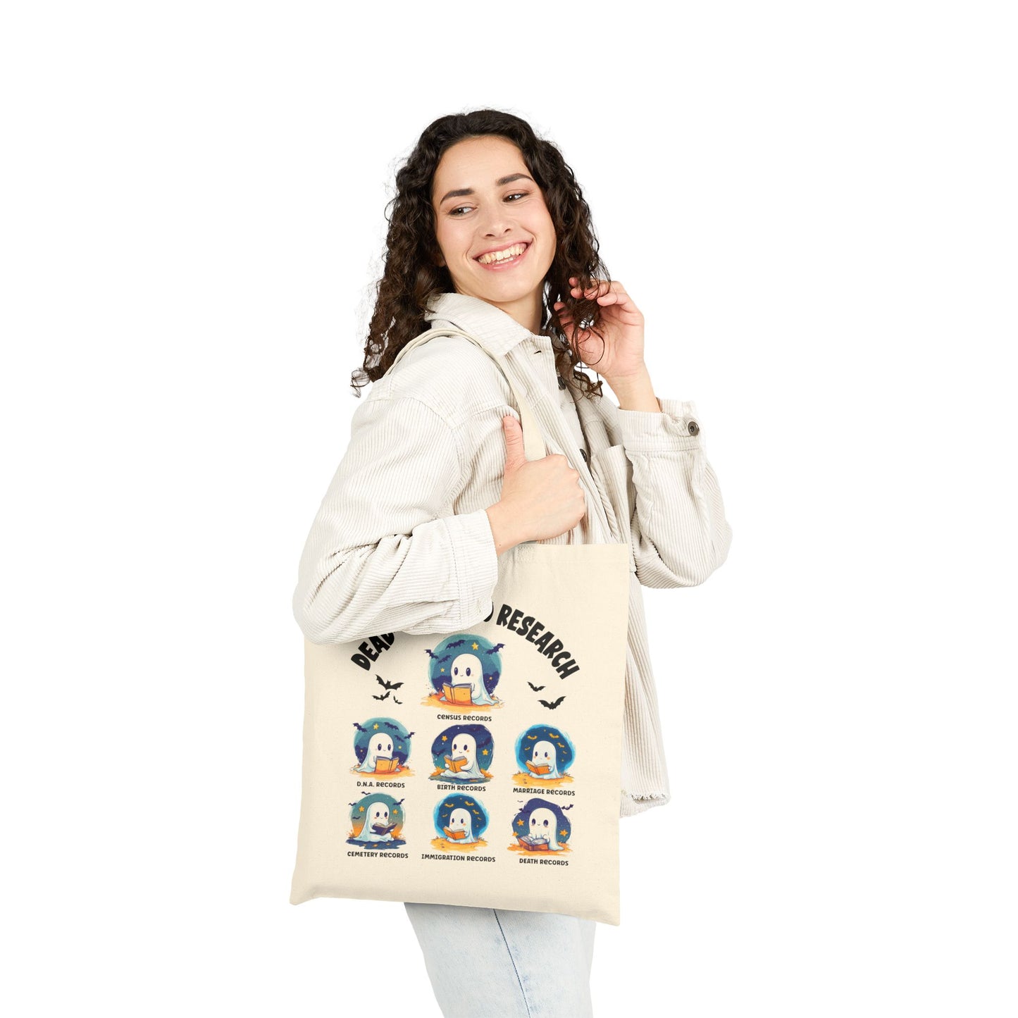 Dedicated to Research Ghost Tote Bag